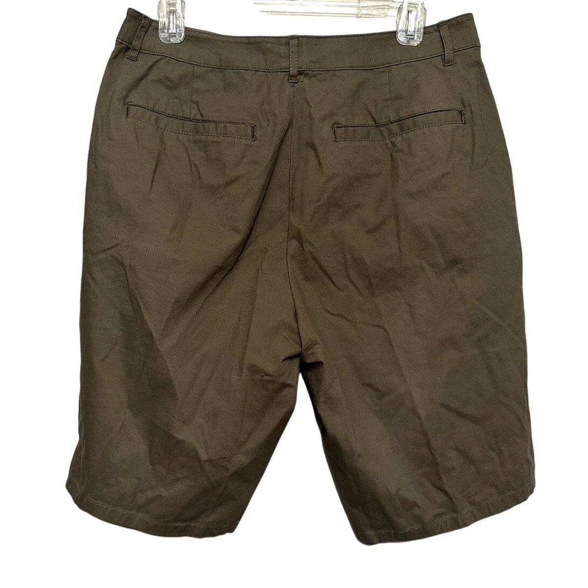 Asos ASOS Chino Shorts Pocket Relaxed Fit Dark Green Mens 30 NWOT Size US 30 / EU 46 - 6 Thumbnail