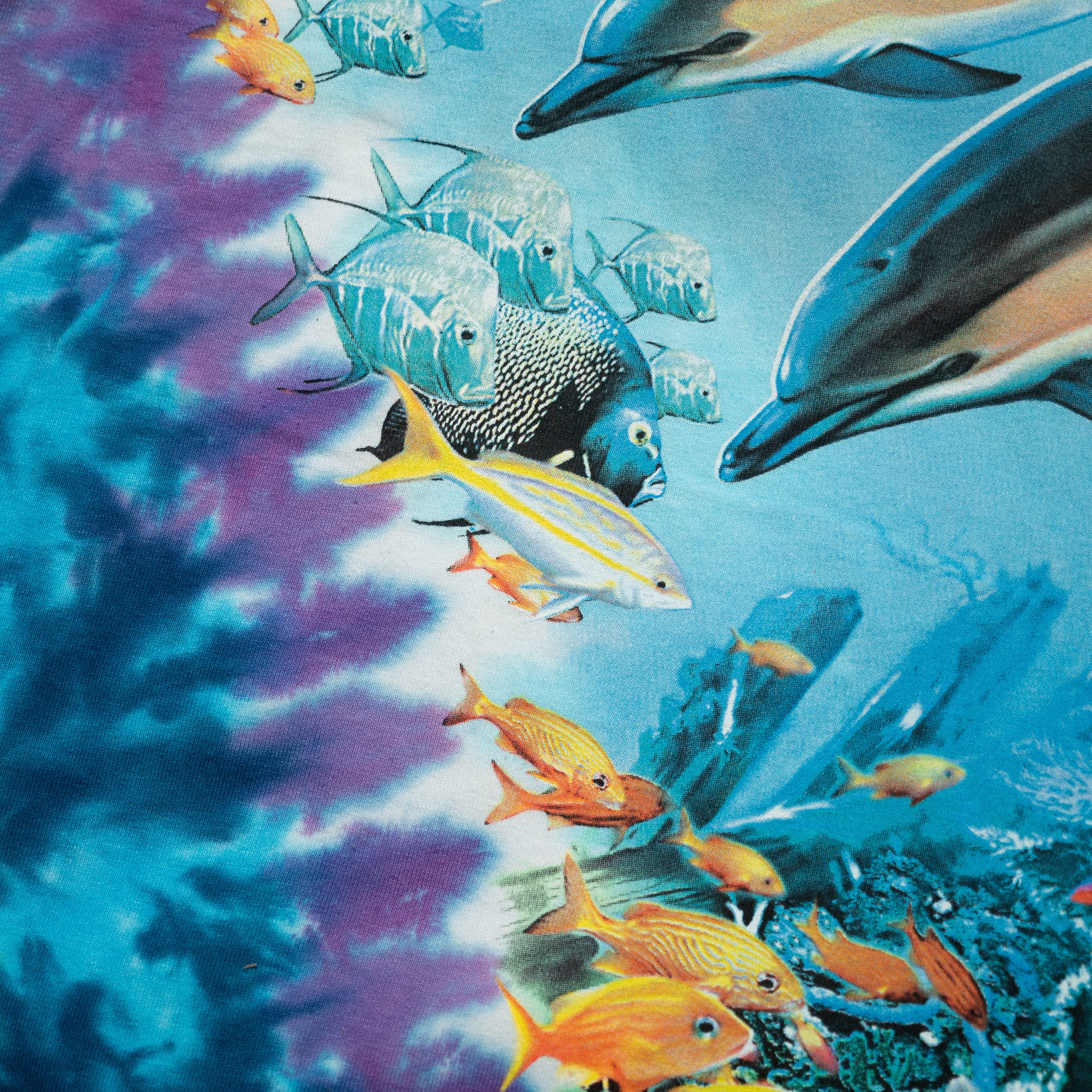 Liquid Blue × Vintage Vintage Liquid Blue Oceanic Wildlife Deadstock T-Shirt L Size US L / EU 52-54 / 3 - 4 Thumbnail
