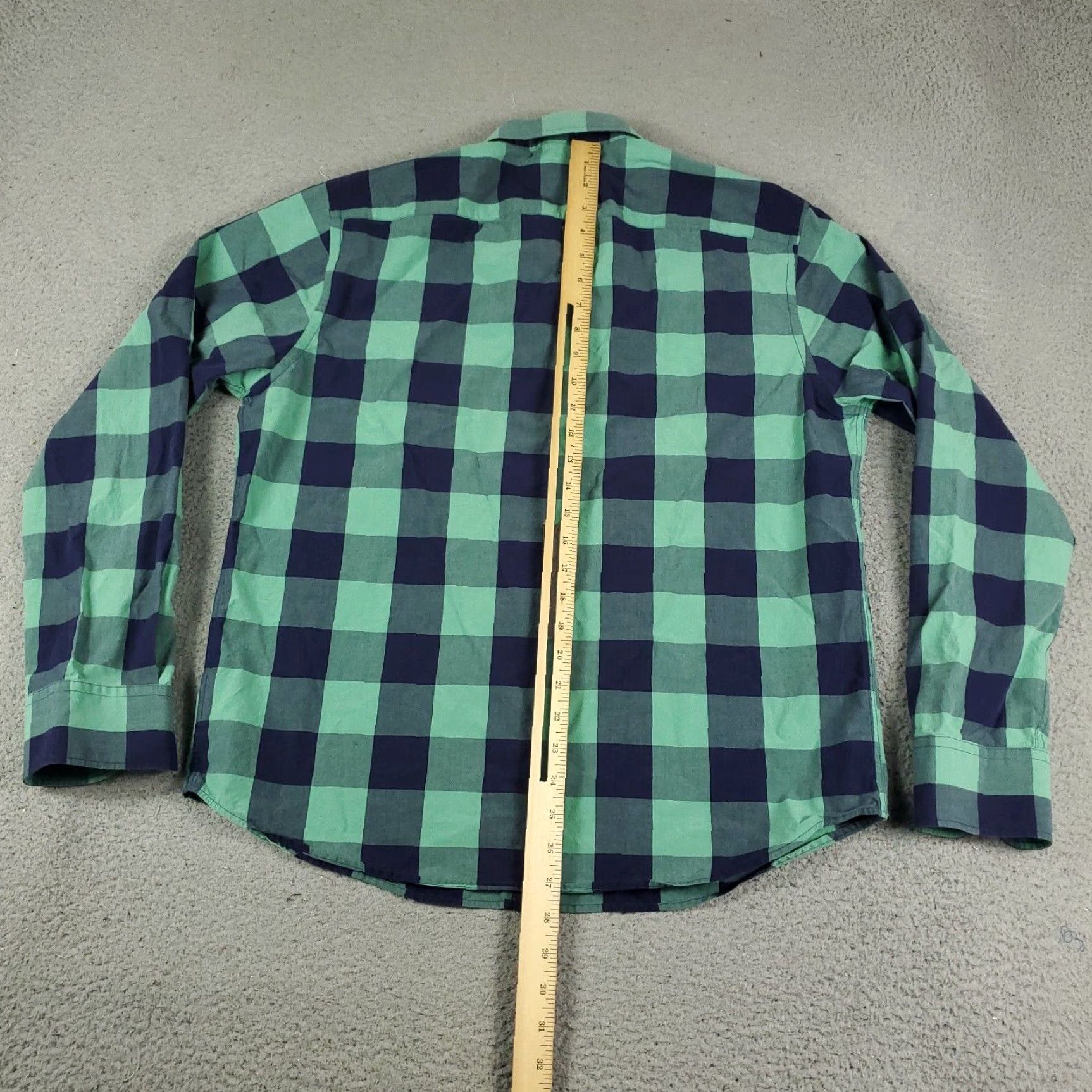 UNTUCKit UNTUCKit Shirt Mens L Green Check Button Up Long Sleeve Size US L / EU 52-54 / 3 - 3 Thumbnail