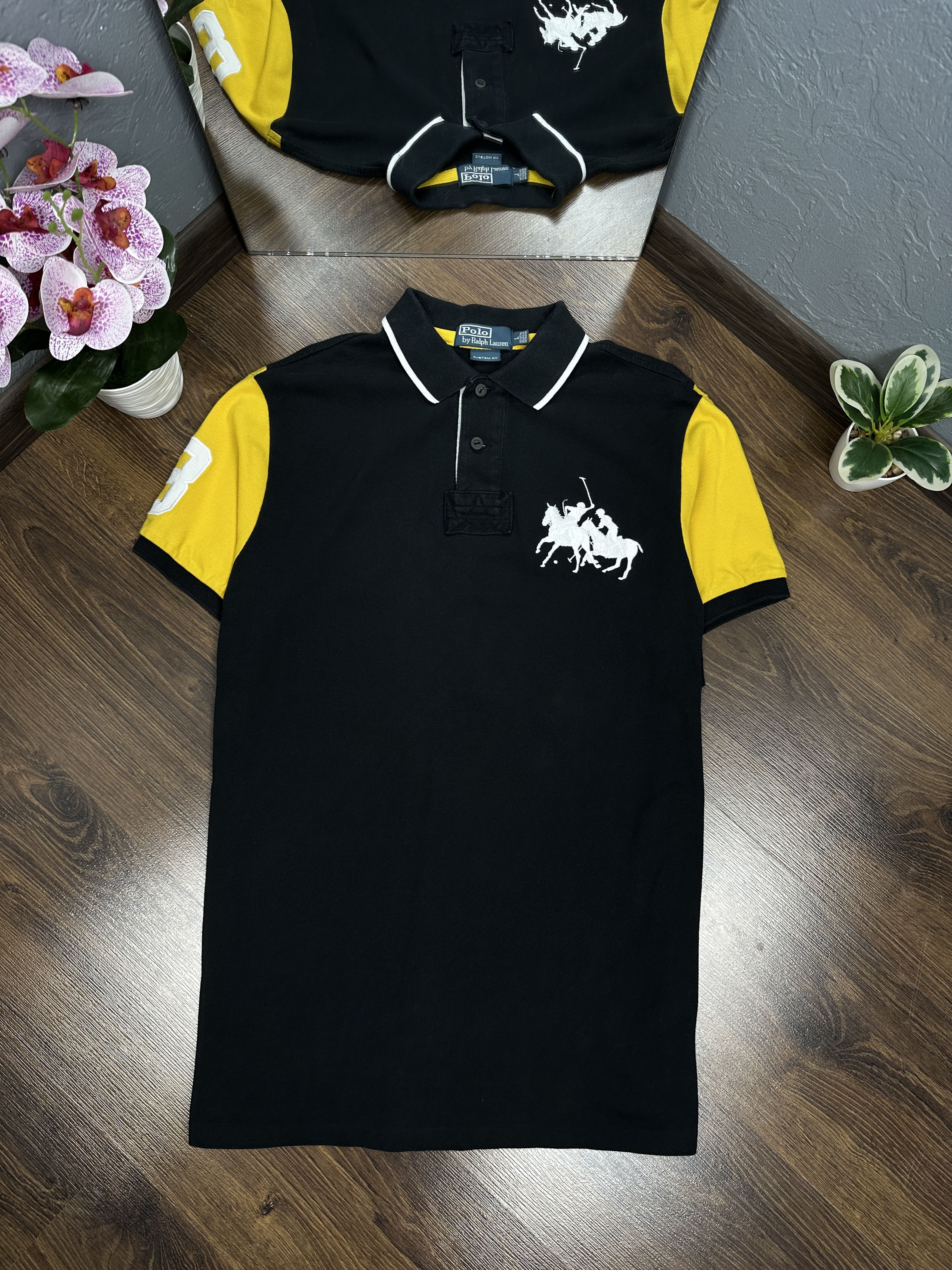 Polo Ralph Lauren × Ralph Lauren Polo Ralph Lauren Vintage Mens Polo Shirt Size US L / EU 52-54 / 3 - 1 Thumbnail