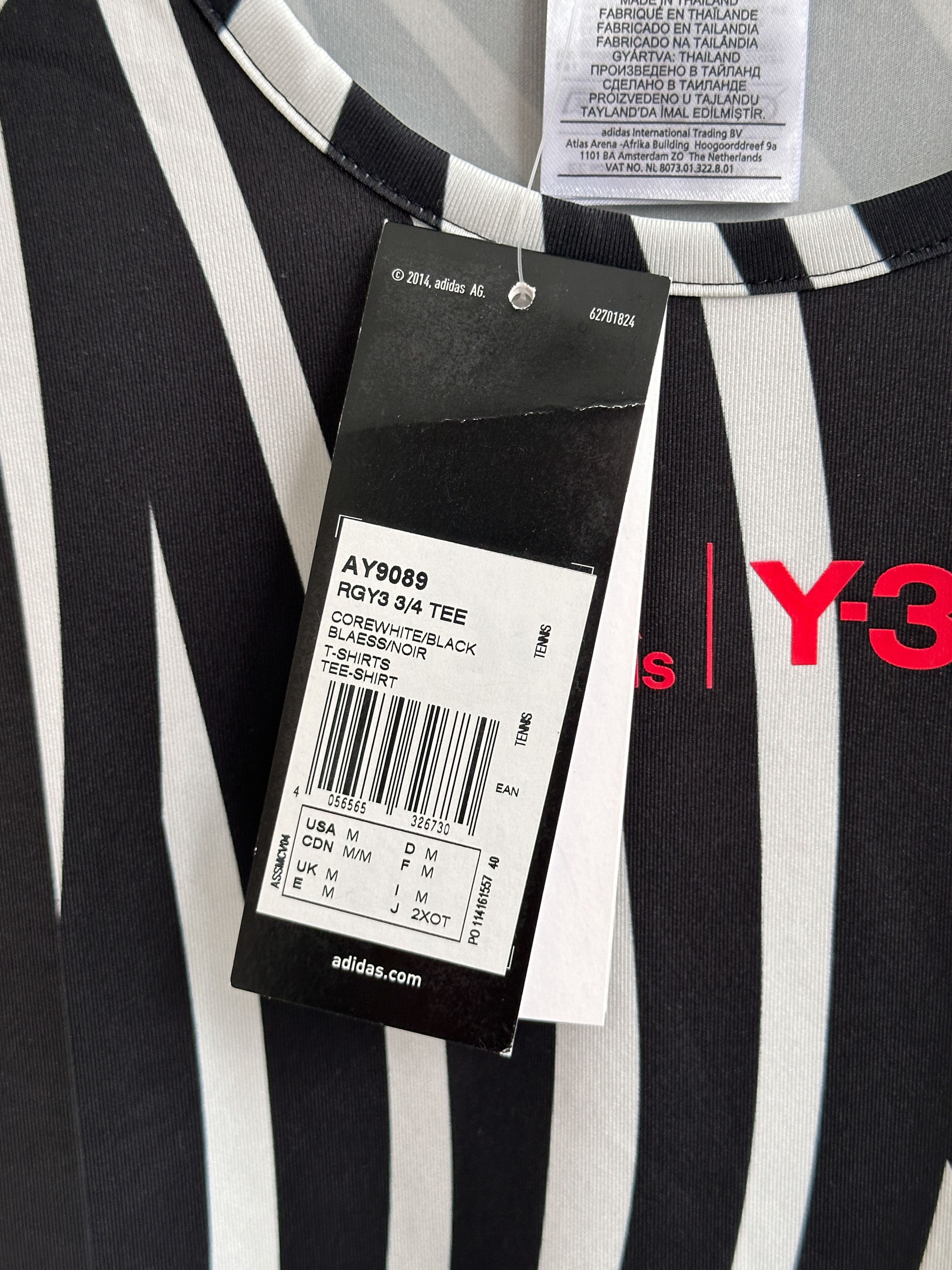 Adidas Y-3 Yohji Yamamoto Roland Garros Jersey Tee Size M / US 6-8 / IT 42-44 - 5 Thumbnail