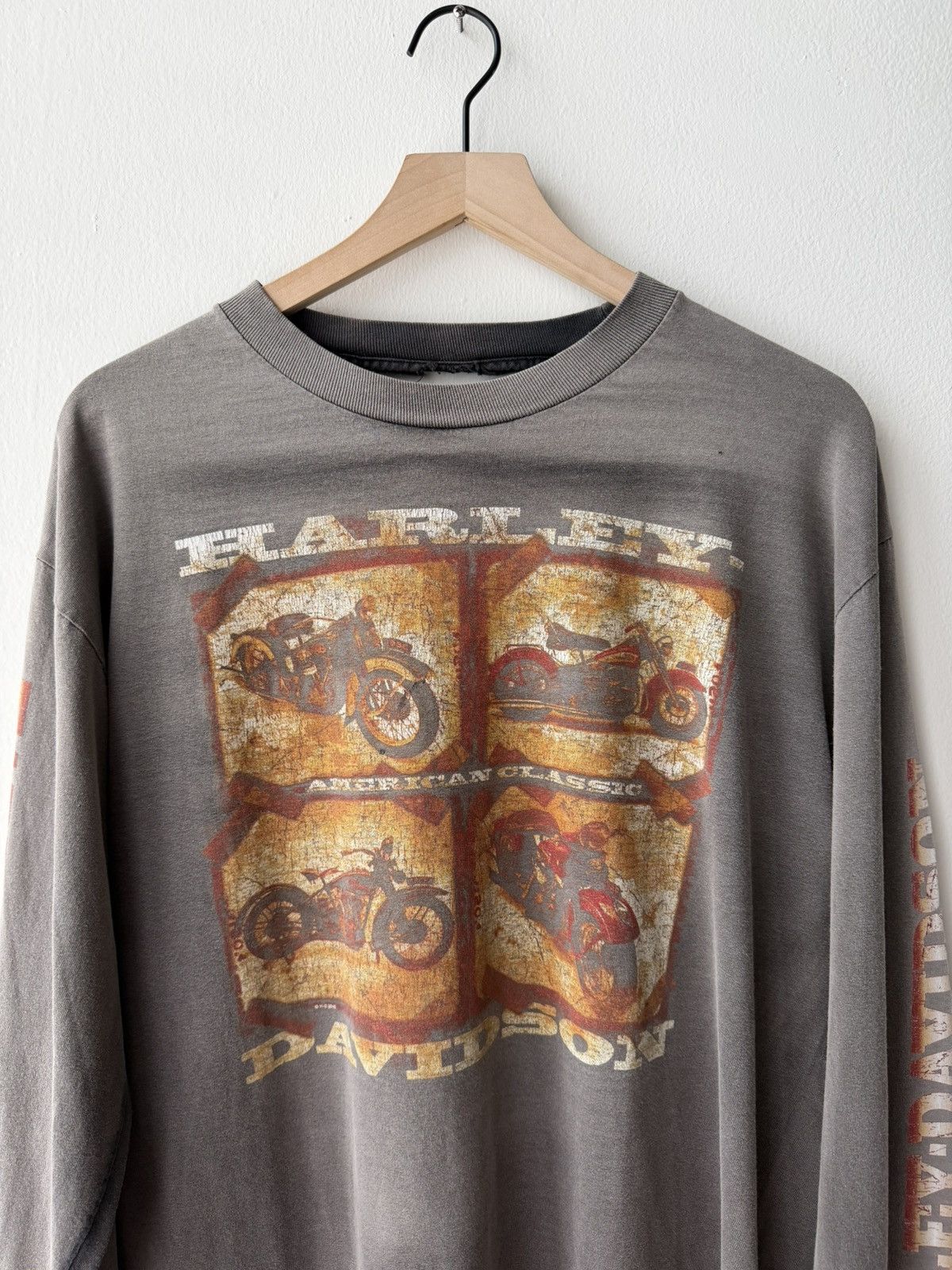 Vintage 90s Harley-Davidson long sleeve graphic tee Size US L / EU 52-54 / 3 - 2 Thumbnail