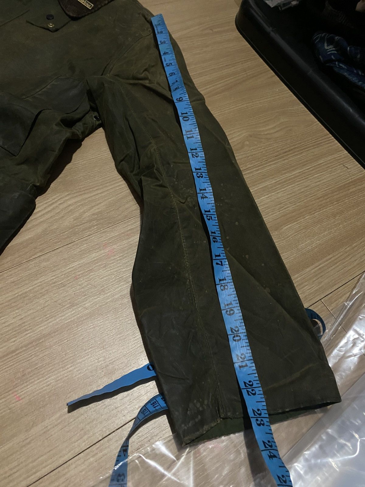 Barbour Barbour Border Waxed C40/102cm Jacket Wax Coat Size US S / EU 44-46 / 1 - 14 Thumbnail