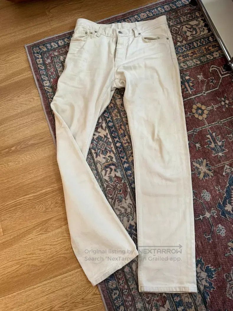 Helmut Lang Helmut Lang Rusted White Denim Wear. Size US 30 / EU 46 - 4 Thumbnail
