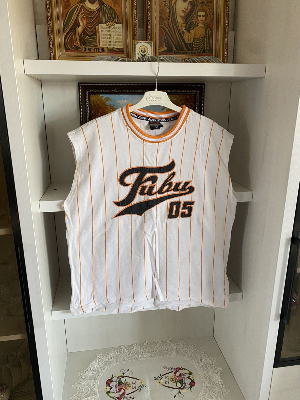 Fubu Vintage Fubu Jersey T Shirt Eminem Wu Tang Hip Hoo Size US M / EU 48-50 / 2 - 1 Thumbnail