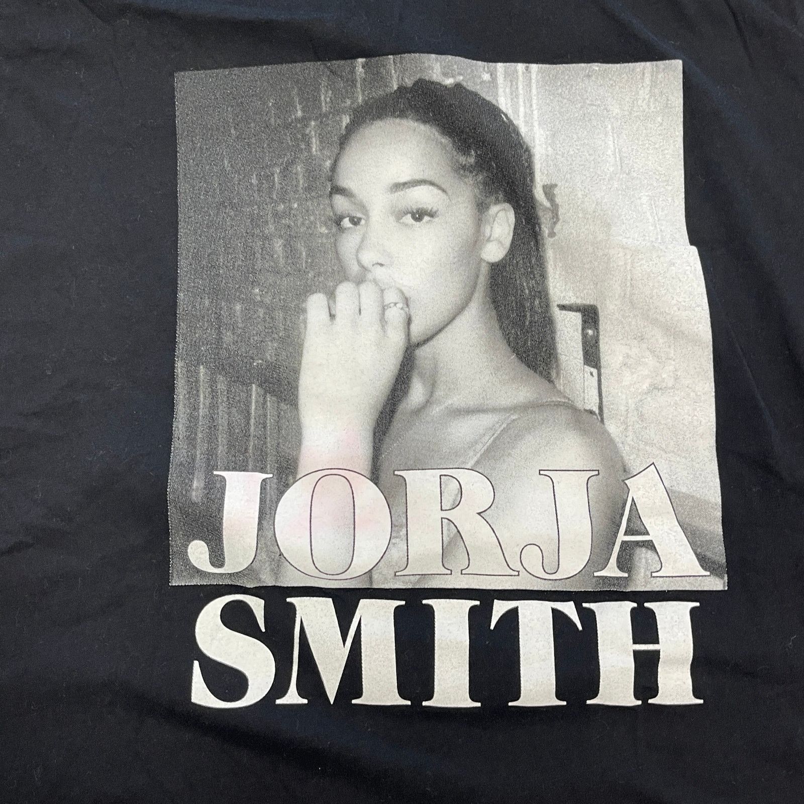 Vintage Jorja Smith Portrait Photo Tee T Shirt Black size Large L Size US L / EU 52-54 / 3 - 2 Thumbnail