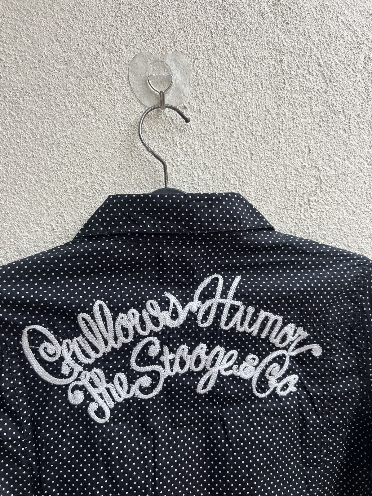 Vintage STOOGE & CO Japan Embroidery Polka Dots Light Trucker Jacket Size US S / EU 44-46 / 1 - 13 Thumbnail