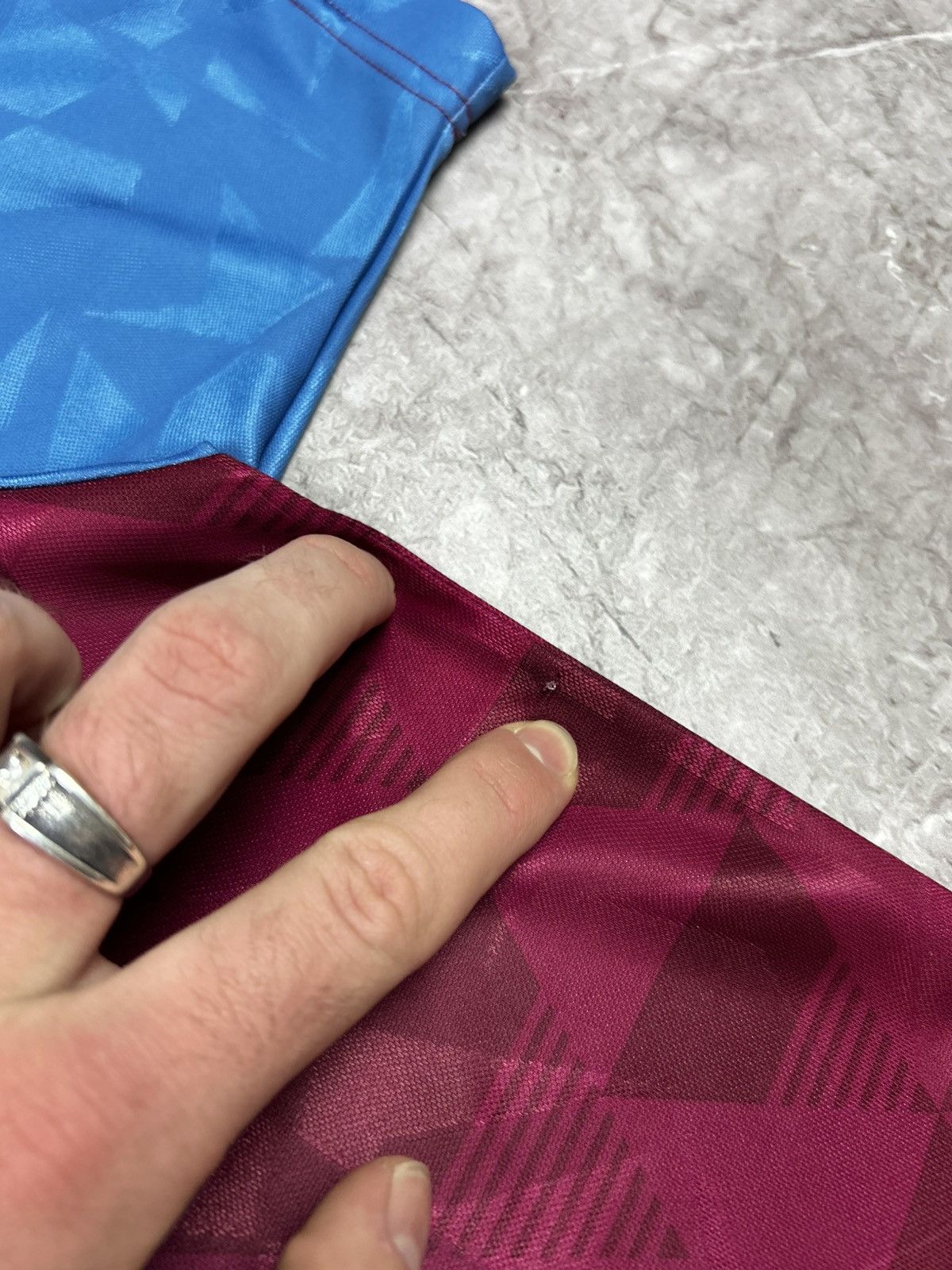 Umbro × Vintage ASTON VILLA 1990 Home Football Shirt Jersey Score Draw Size US XL / EU 56 / 4 - 8 Thumbnail