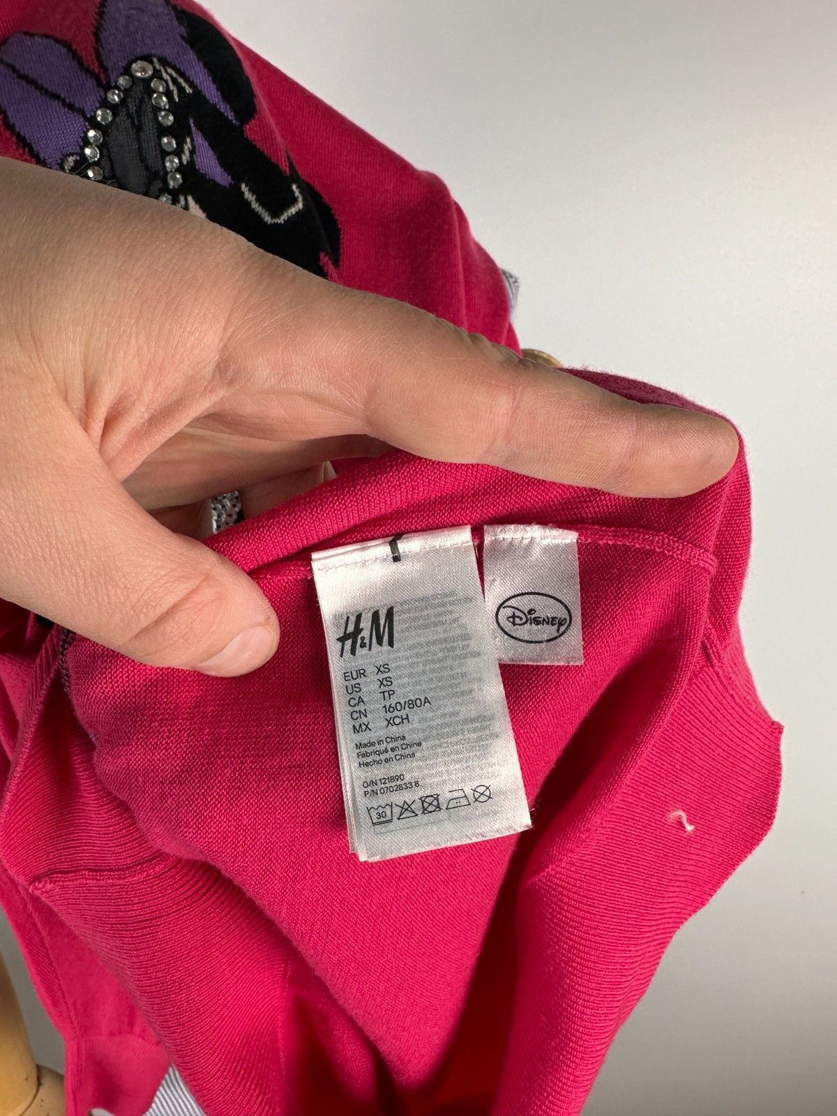 Moschino H&M Moschino Jumper Dress Merino Wool Disney Minnie Mouse XS Size XS / US 0-2 / IT 36-38 - 8 Thumbnail