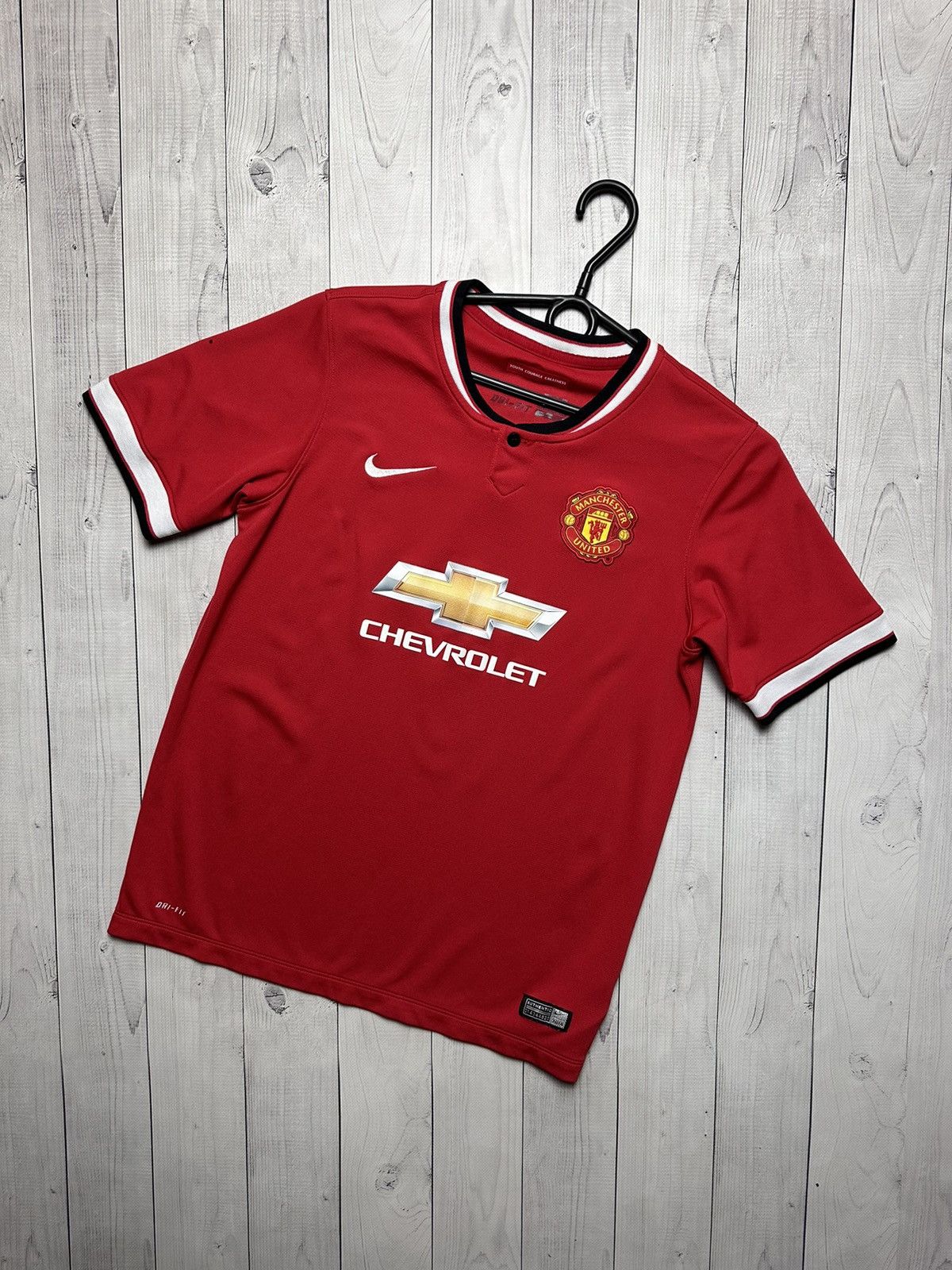 Nike × Vintage Vintage Nike Manchester United soccer jersey Xs 7 Di Maria Size US XS / EU 42 / 0 - 2 Thumbnail