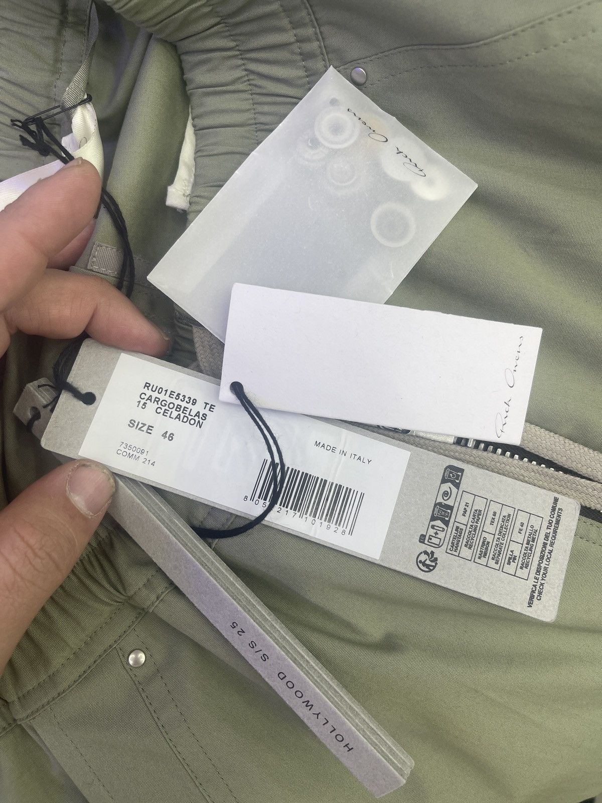 Rick Owens Rick Owens cargo pants mint Size US 28 / EU 44 - 5 Thumbnail