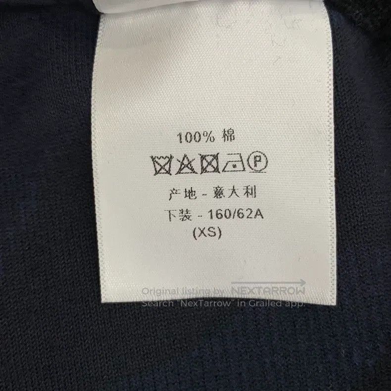 Dior Dior SizeXS Dark blue logo letter inlaid cotton drawstring Size 25" / US 0 / IT 36 - 7 Thumbnail