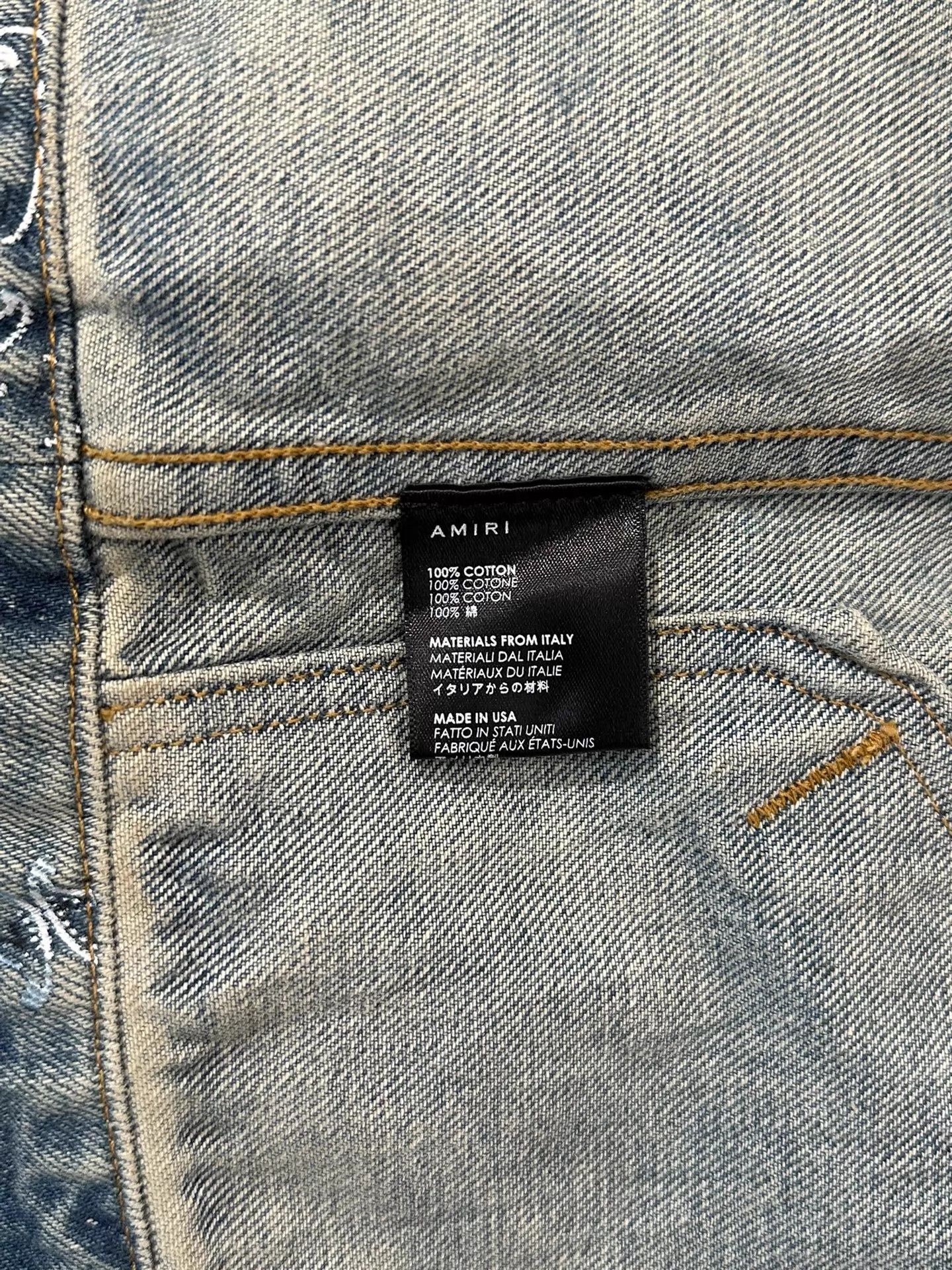 Amiri Amiri Floral Washed Distressed Denim Jkt 50 Size US M / EU 48-50 / 2 - 9 Thumbnail
