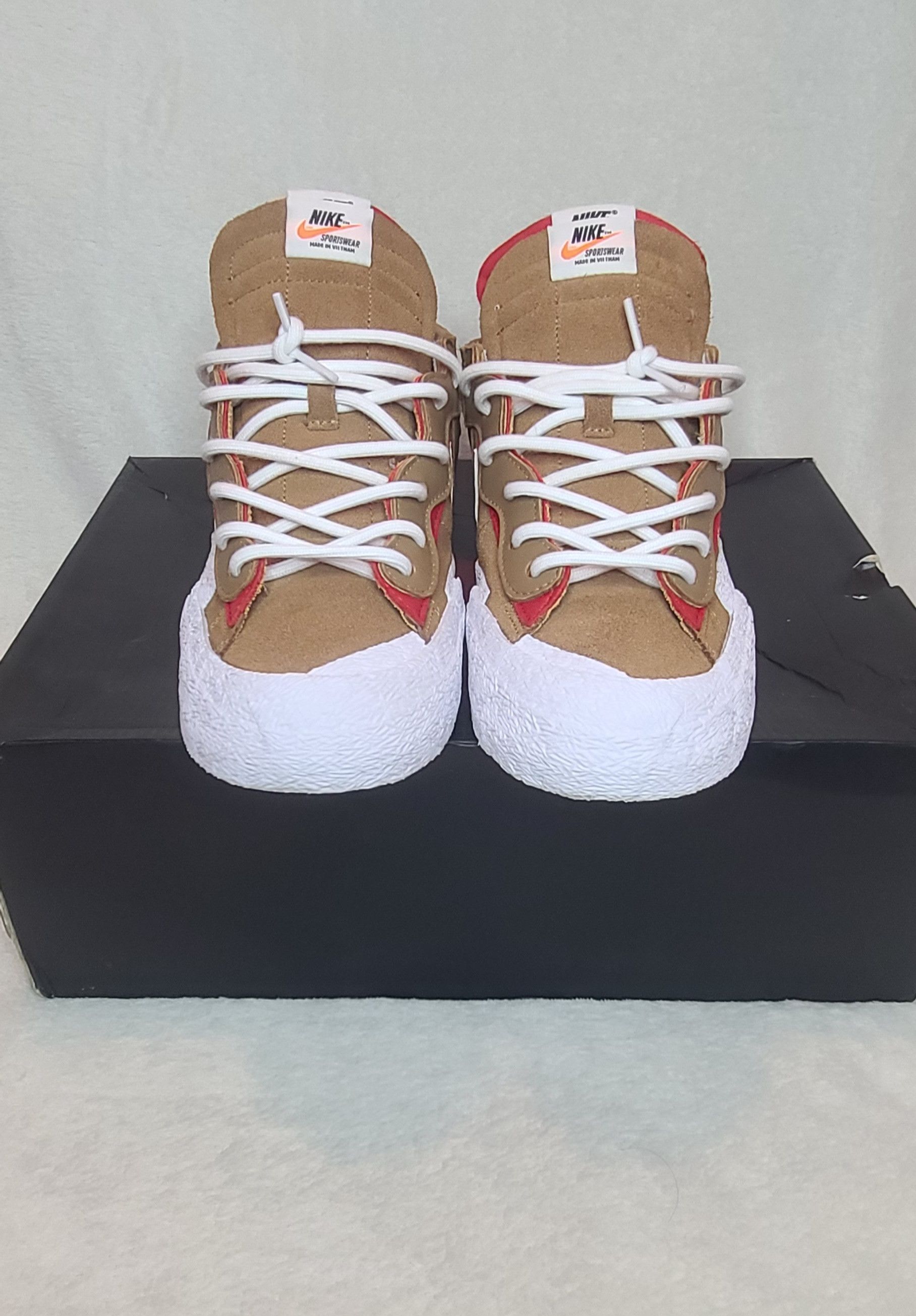 Nike × Sacai Nike Sacai Blazer Low British Tan Size US 10.5 / EU 43-44 - 2 Thumbnail