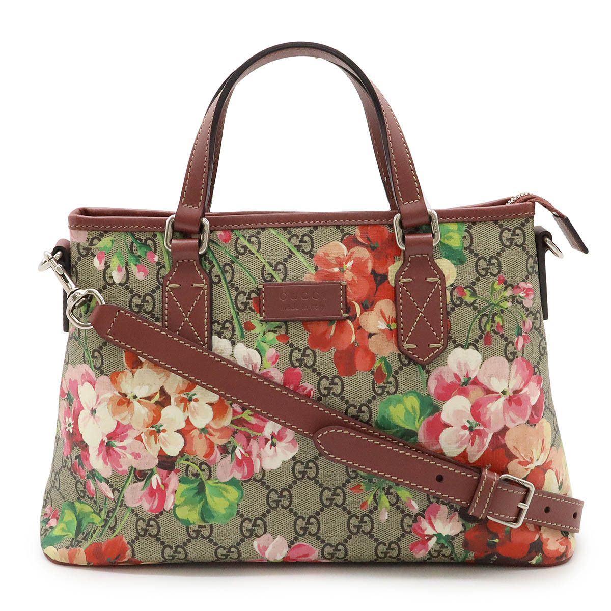Gucci Gucci GG Blooms PVC 2way bag Leather Shoulder Bag 429019