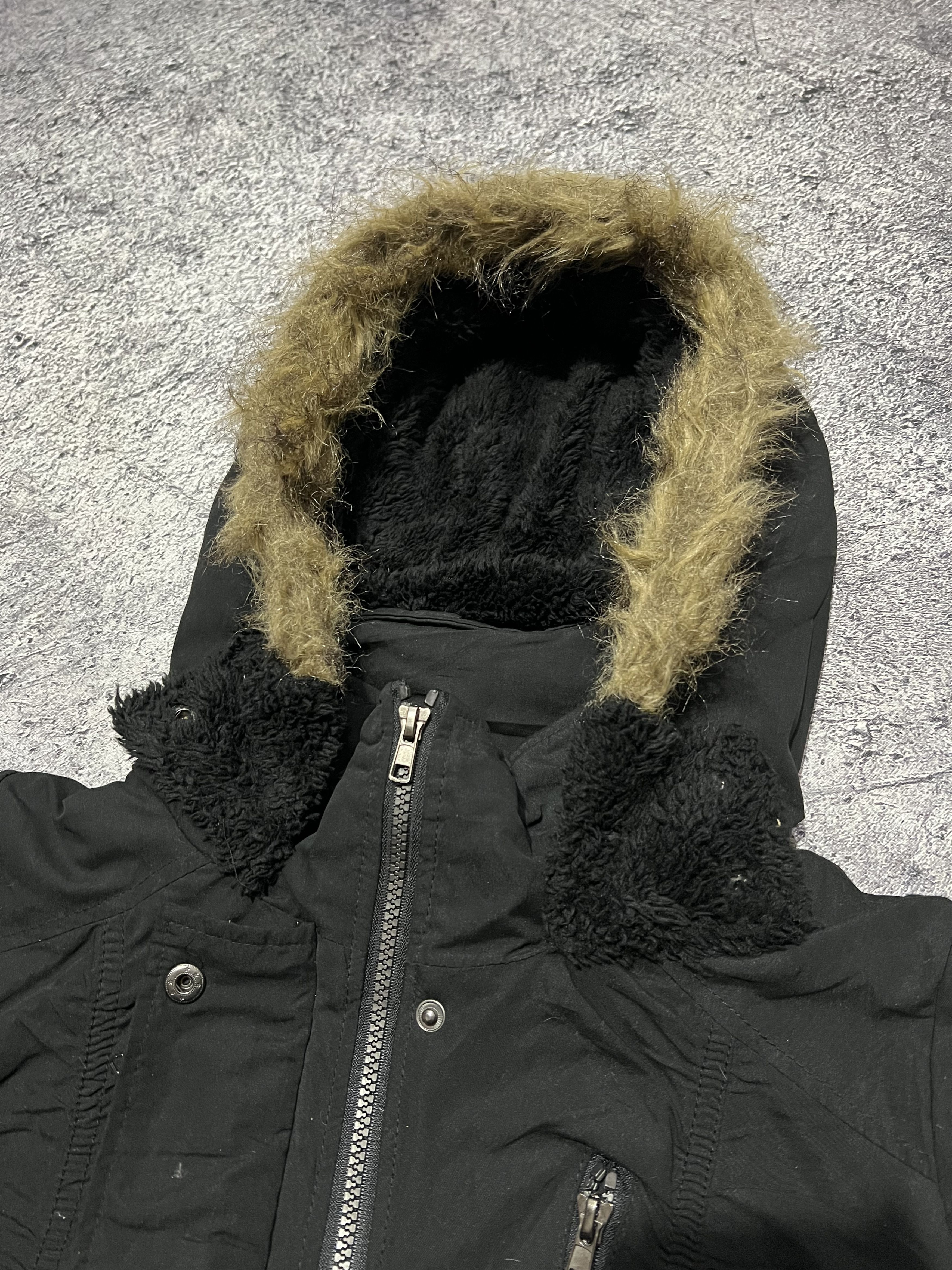 Japanese Brand 2000s Archival Japan Punk Fur Hodded y2k Lgb Ifsix Size US S / EU 44-46 / 1 - 3 Thumbnail