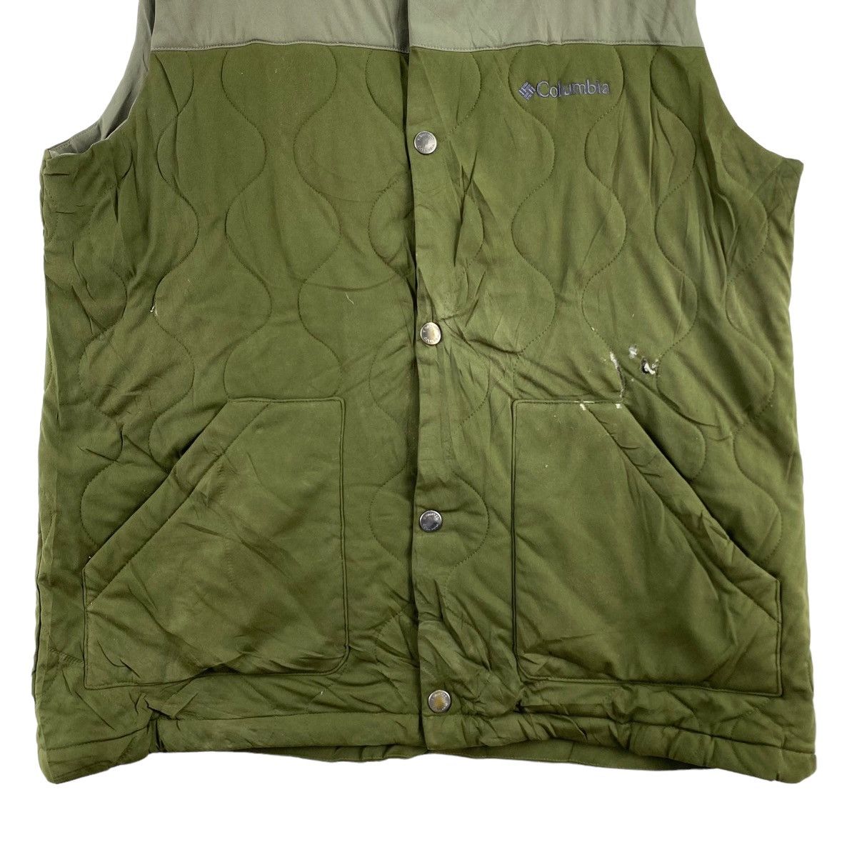 Columbia Vintage COLUMBIA SPORTWEAR USA Quilted Pockets Green Vest Size US XL / EU 56 / 4 - 3 Thumbnail