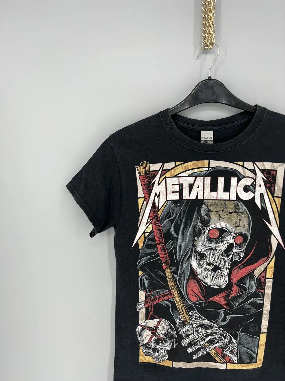 Band Tees Vintage Y2K Metallica Skulls Dead Face Band Rock Streetwear Size US L / EU 52-54 / 3 - 4 Thumbnail