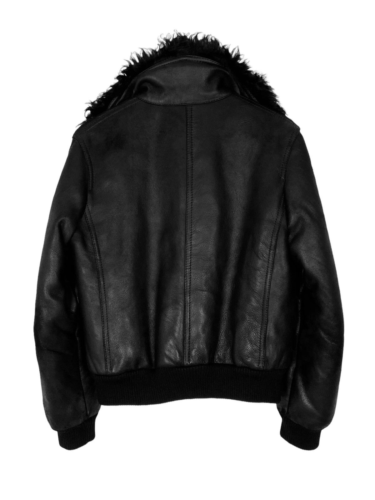 Gucci A/W 2001 RUNWAY SHEARLING LEATHER JACKET Size XS / US 0-2 / IT 36-38 - 2 Thumbnail