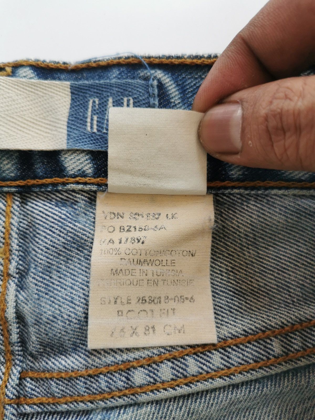 Gap Thrashed Distressed Boot Fit Gap Faded Denim Jeans Size US 30 / EU 46 - 8 Thumbnail