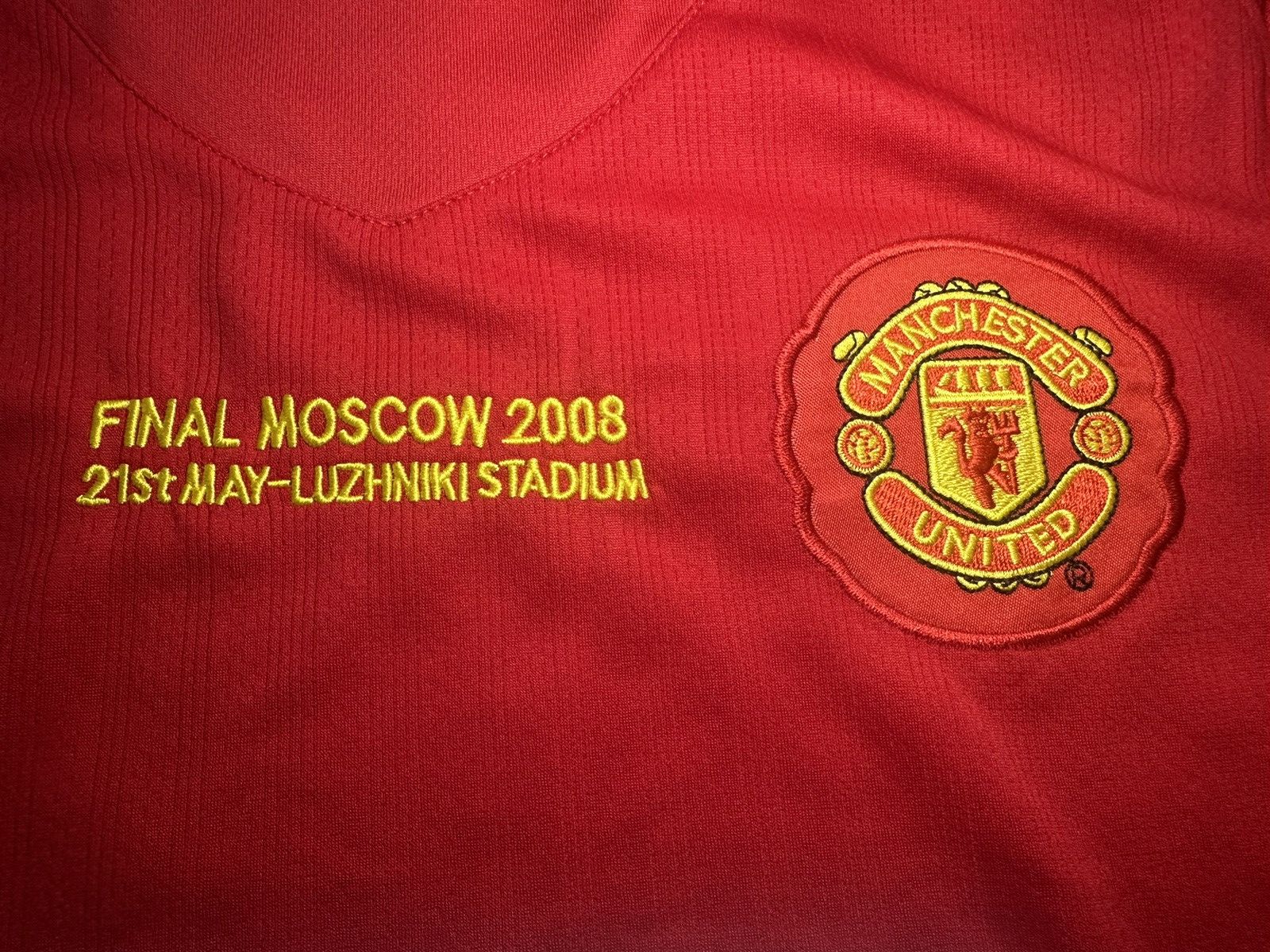 Nike NEW Manchester United 2008 UCL Final Home Jersey Ronaldo #7 Size US L / EU 52-54 / 3 - 3 Thumbnail