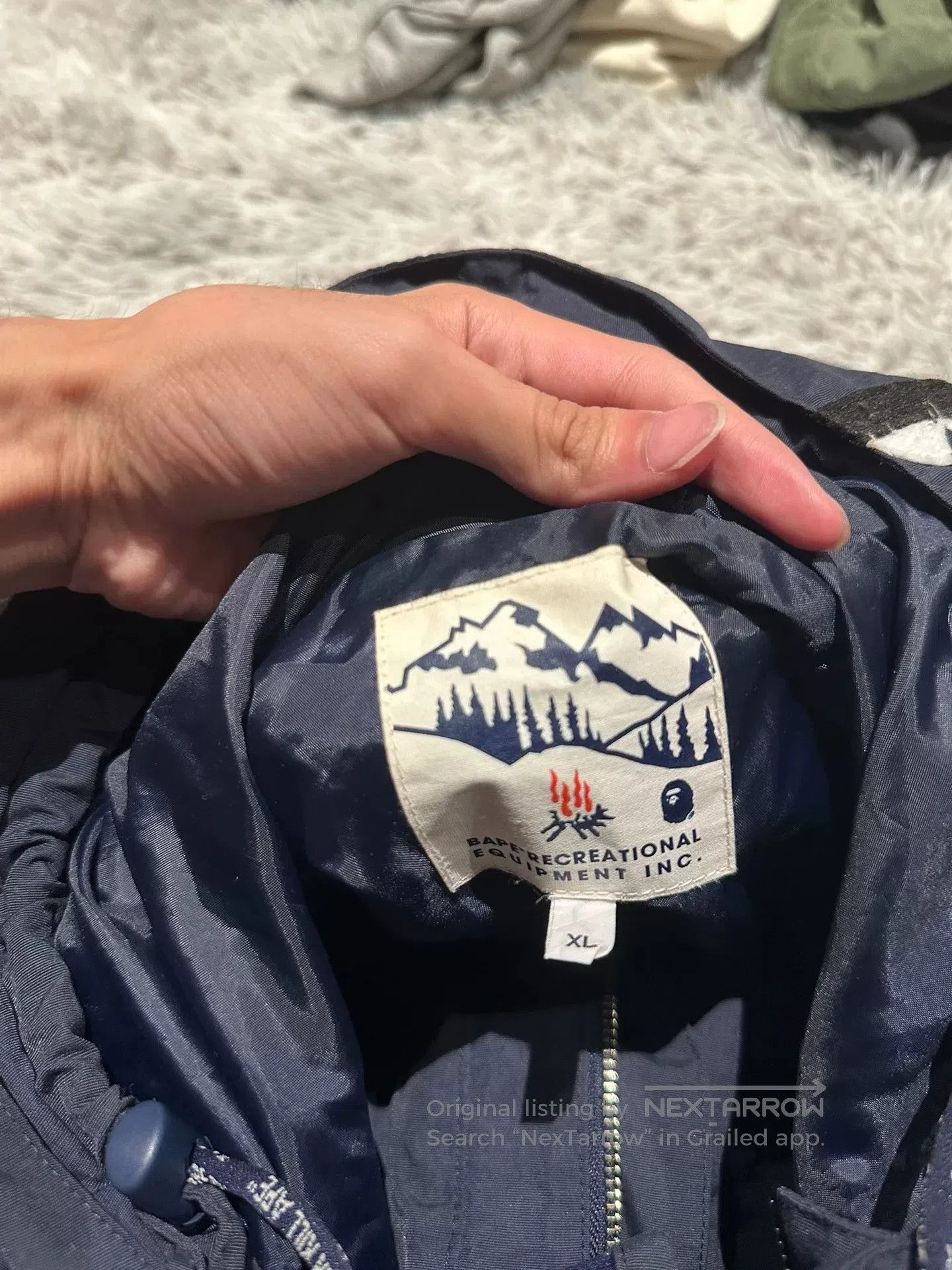 Bape Bape Shark Windproof Jacket XL Blue. Size US XL / EU 56 / 4 - 5 Thumbnail