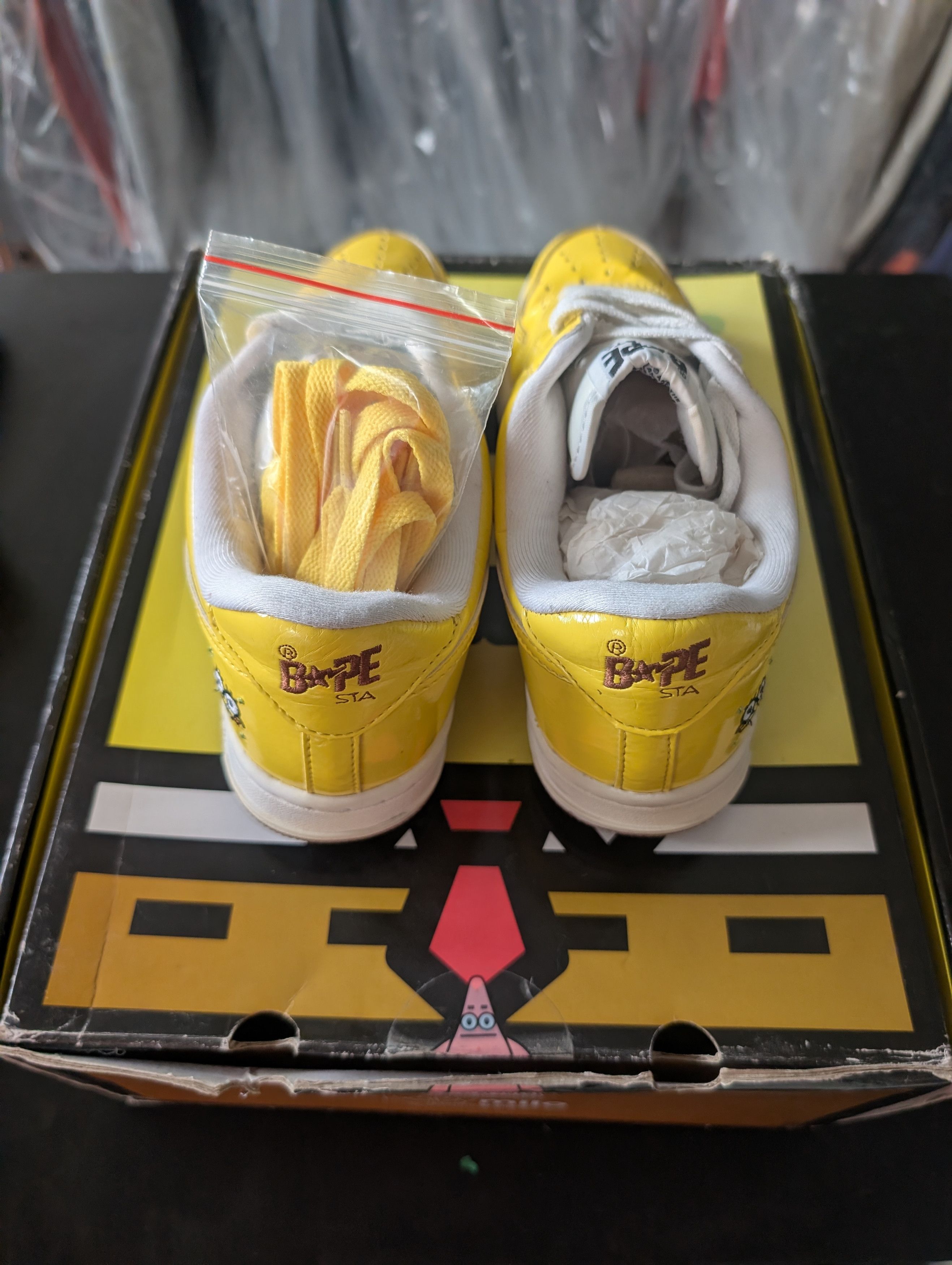 Bape Bapesta x SpongeBob Size US 7 / EU 40 - 5 Thumbnail