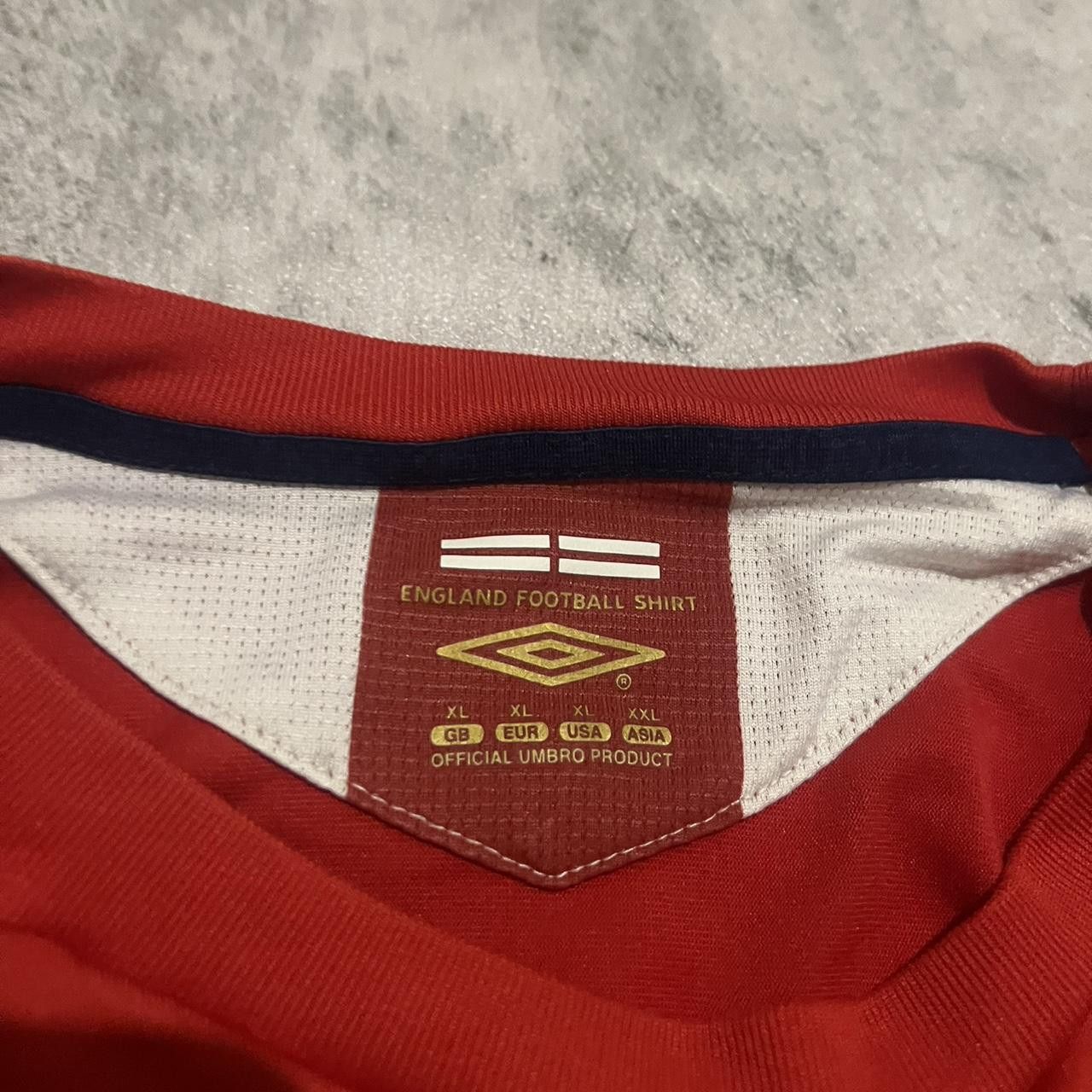 Umbro 2006-08 England Umbro Longsleeve Football Shirt y2k 2000s Size US XL / EU 56 / 4 - 4 Thumbnail