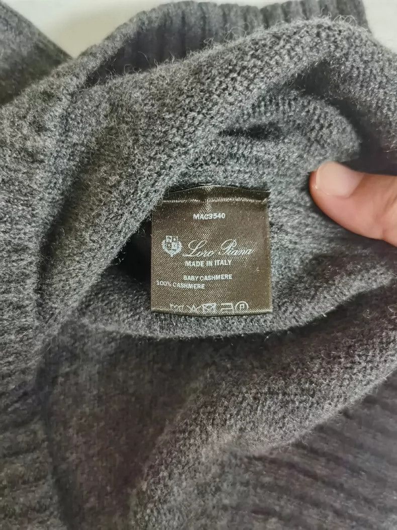 Loro Piana LORO PIANA Autumn and winter classic dark grey 100% Baby C Size M / US 6-8 / IT 42-44 - 4 Thumbnail