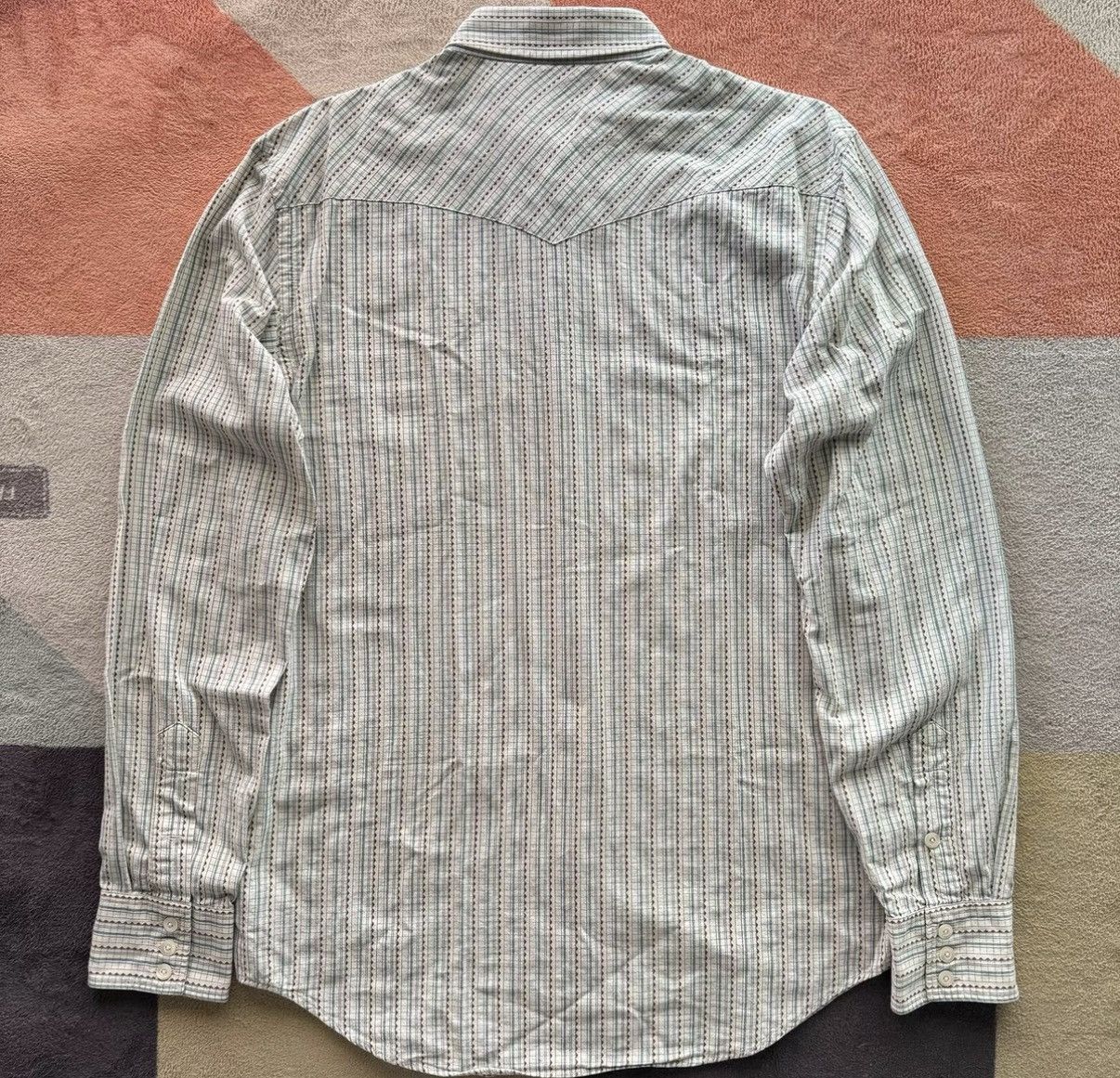 RRL Ralph Lauren RRL Ralph Lauren Double RL Pinstripe Shirt K22 Size US M / EU 48-50 / 2 - 6 Thumbnail
