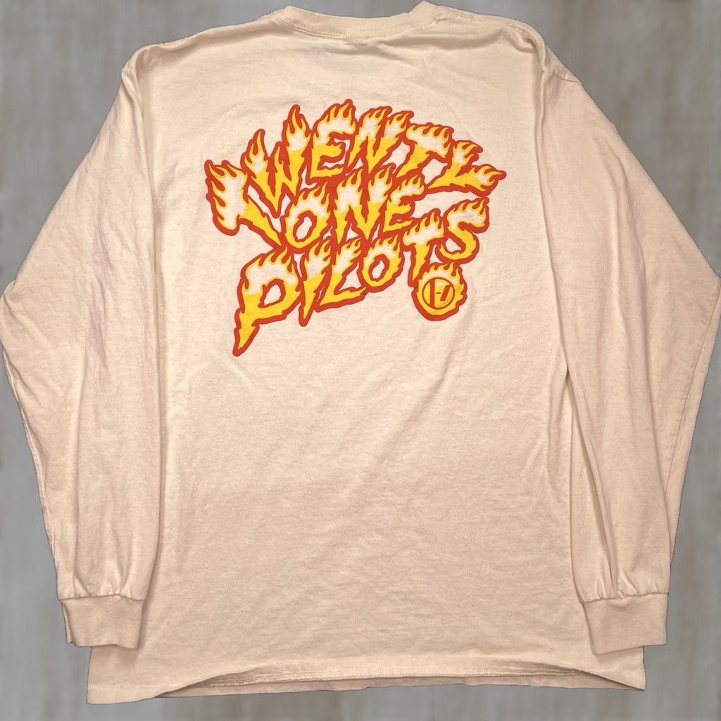 Vintage Twenty One Pilots Clancy Long Sleeve Shirt Tour Merch Adult L Beige Mens L Size US L / EU 52-54 / 3 - 1 Thumbnail