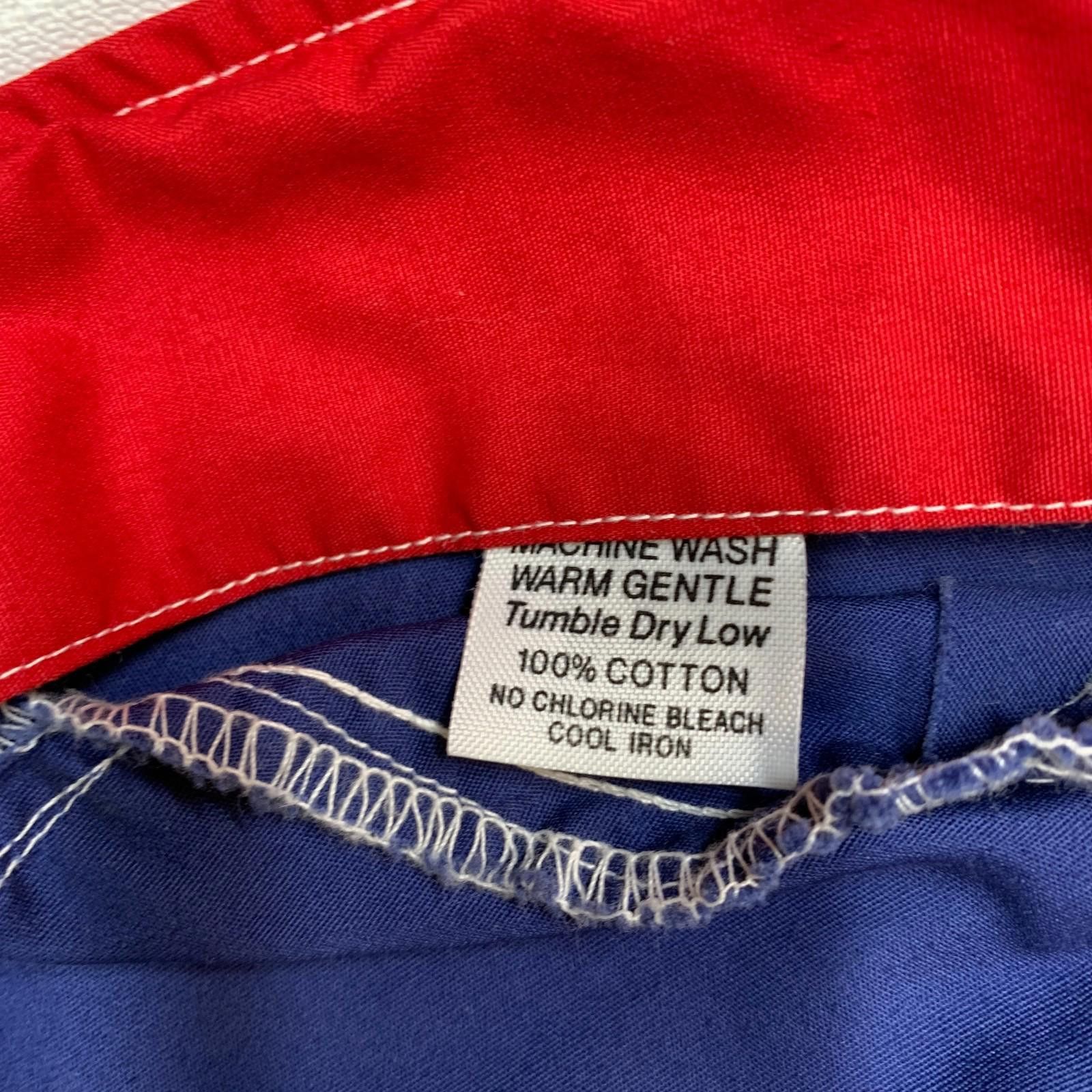 Designer VINTAGE Mel Fox Co Red White Blue Light Windbreaker Sz.L 305 Size US L / EU 52-54 / 3 - 8 Thumbnail