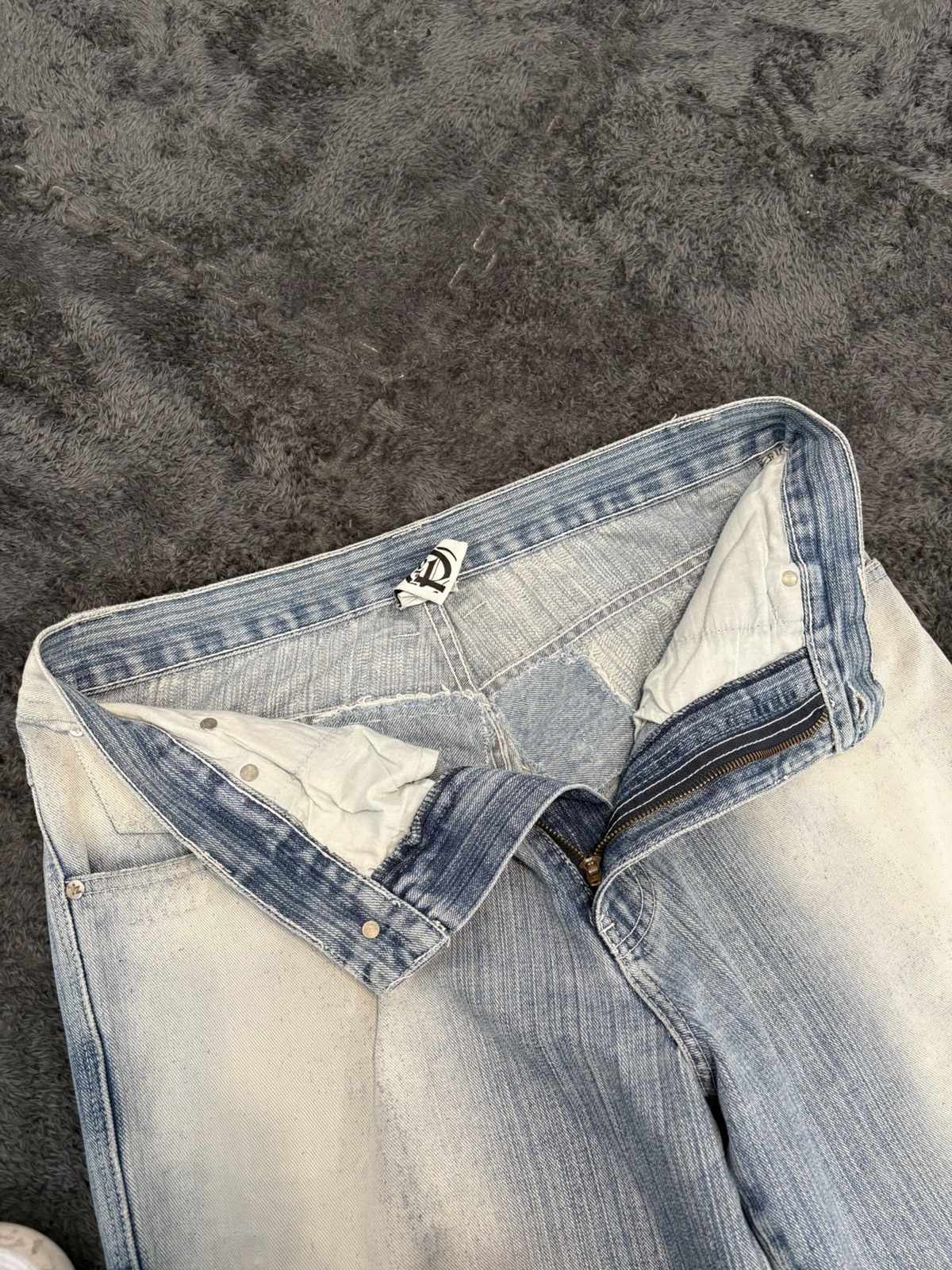 Japanese Brand Rare 2000s Baggy Y2K Vintage Distressed Jeans Size US 32 / EU 48 - 9 Thumbnail