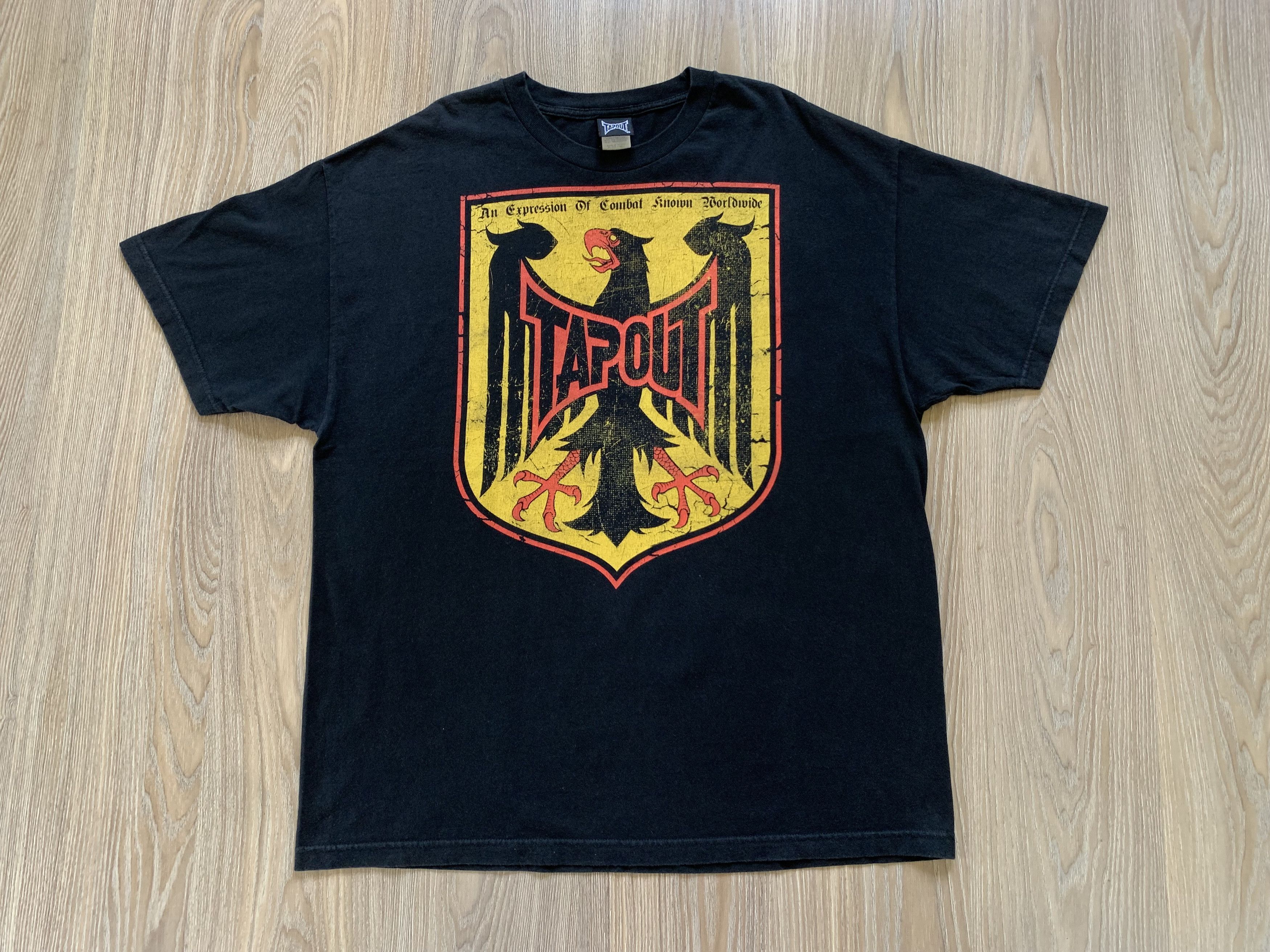 Tapout × Vintage Rare Tapout Vintage Overprint T Shirt Size US XXL / EU 58 / 5 - 2 Thumbnail