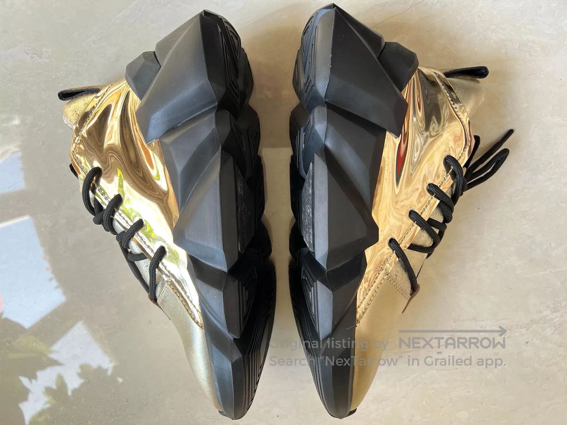 Japanese Brand UN United Nude Men's Gold Limited Casual Shoes. Size US 8 / EU 41 - 6 Thumbnail