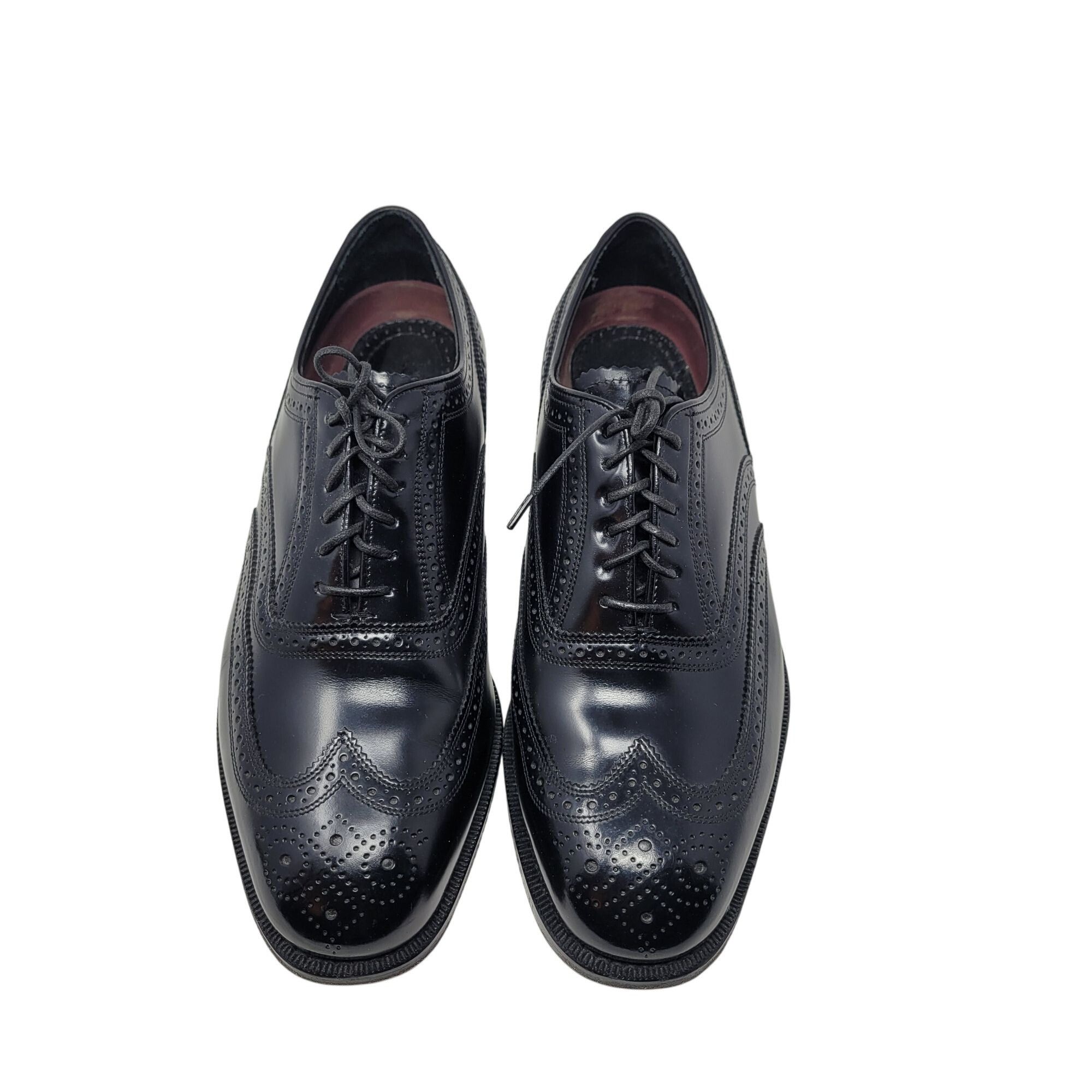 Florsheim Florsheim Lexington Wingtip Oxford Shoes Size 9 Black Leathe Size US 9 / EU 42 - 2 Thumbnail