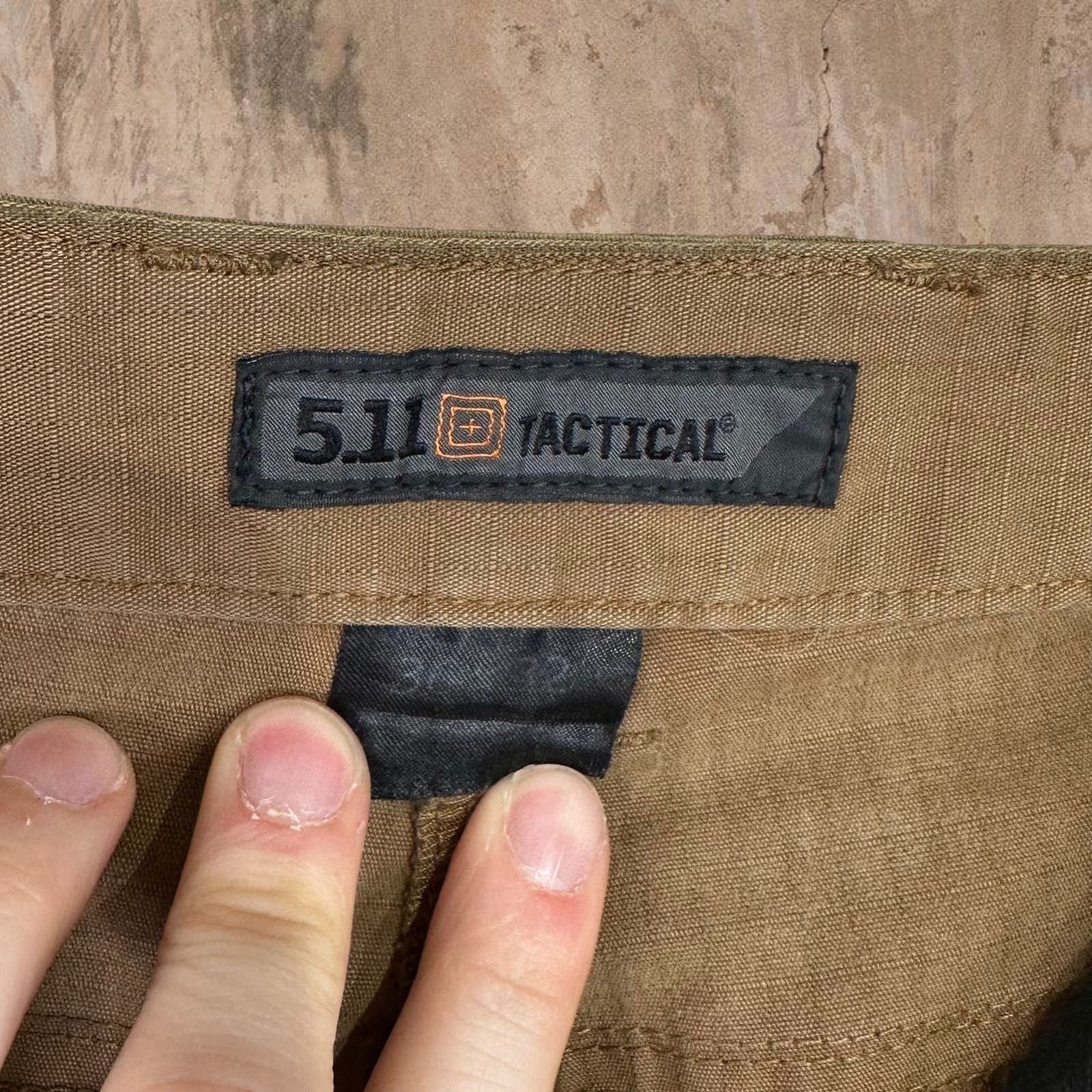 Vintage Vintage 5.11 Tactical Pants Tan Baggy Fit Cargos 90s Size US 36 / EU 52 - 6 Preview
