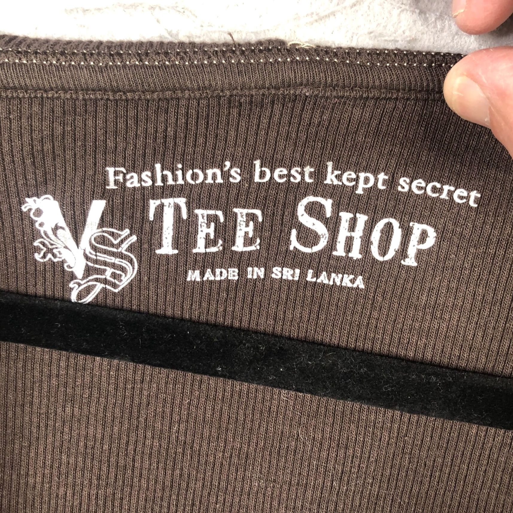KangaROOS Tee Shop Hoodie Womens XL Brown Pullover Ribbed Long Sleeve Kangaroo Pocket Y2K Size XL / US 12-14 / IT 48-50 - 5 Thumbnail