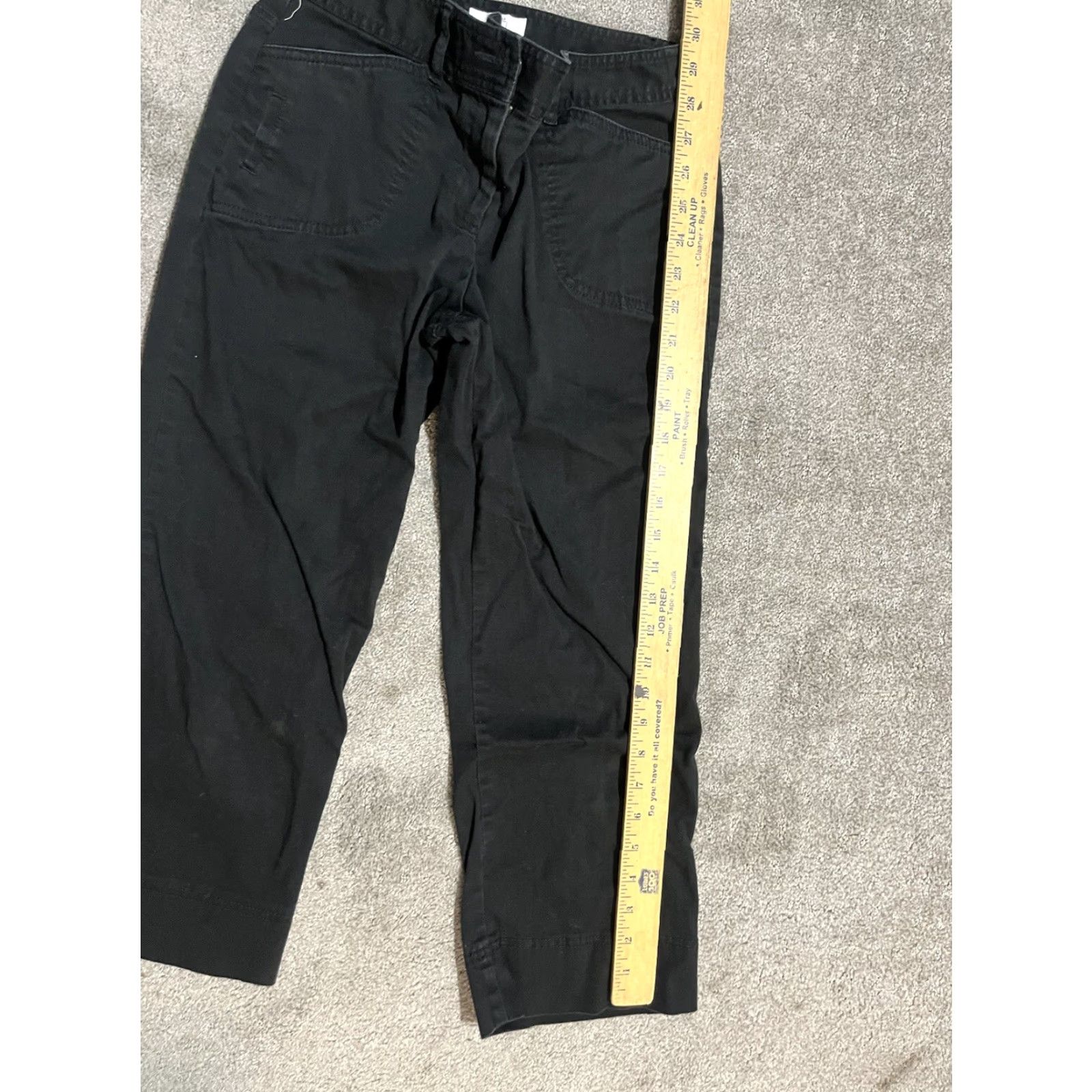 Ann Taylor Ann Taylor Women's Pants Black Cropped Size 4 Inseam 4 in Regular” Size 27" / US 4 / IT 40 - 7 Thumbnail