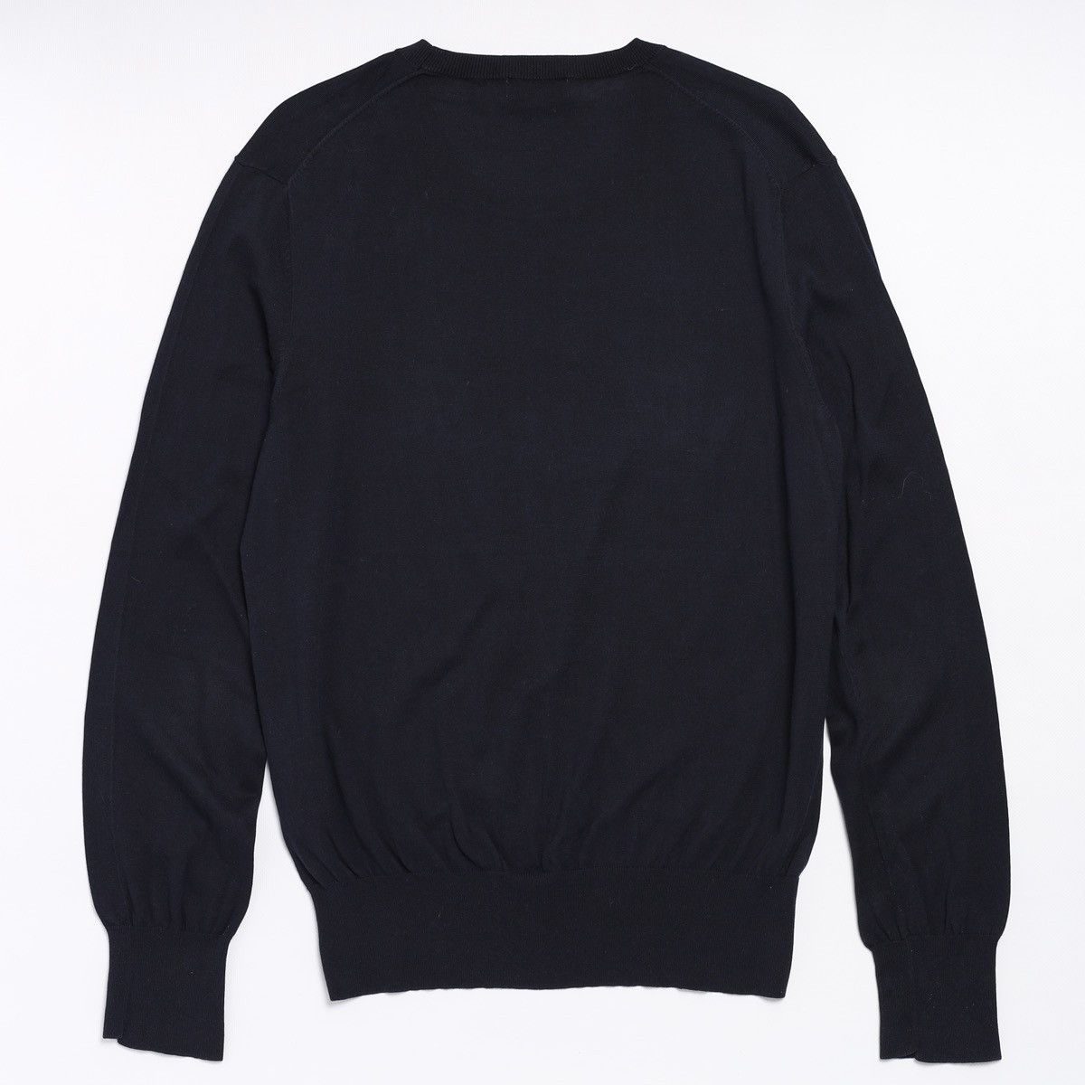 Acne Studios Acne Studios Navy Sweater Logo Pullover Cotton Size US S / EU 44-46 / 1 - 9 Thumbnail