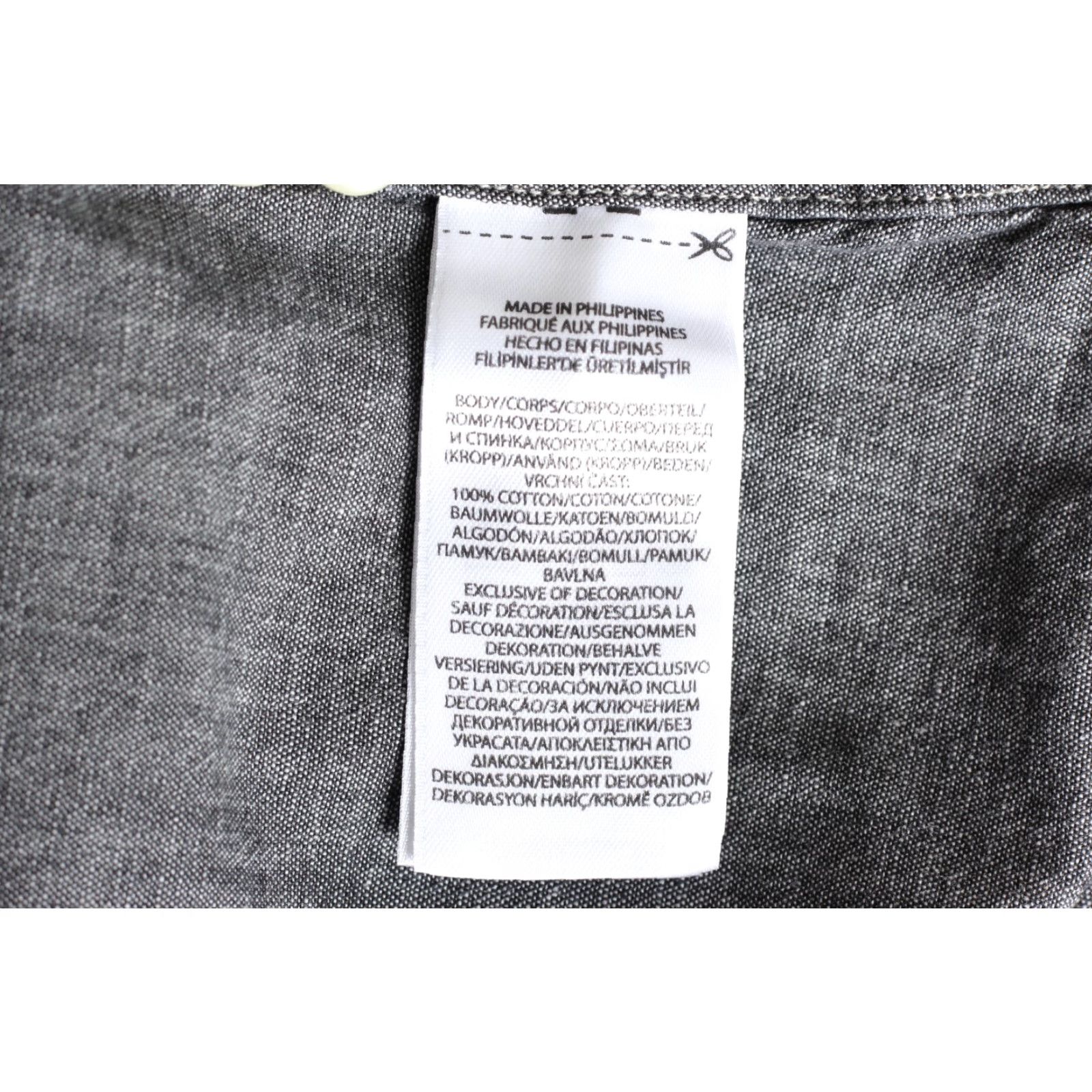 Ralph Lauren RALPH LAUREN Slim Fit Oxford Shirt Men Size S Casual Formal Long Sleeve Grey VR2207 Size 36R - 6 Thumbnail
