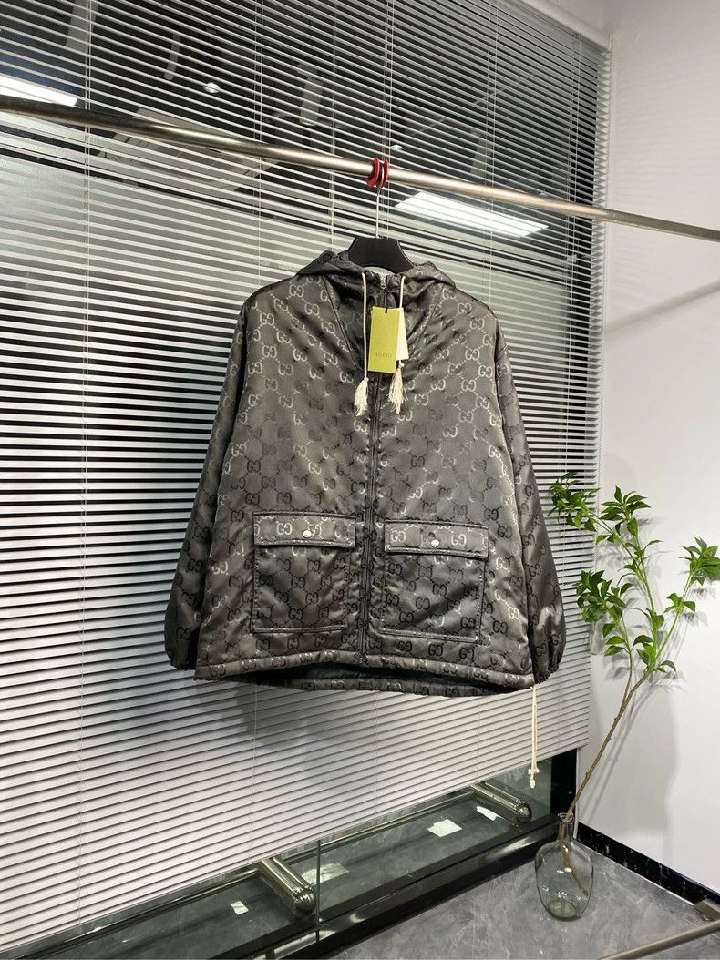 Gucci Gucci Dark pattern double G old flower full print jacket 25 Size US S / EU 44-46 / 1 - 1 Thumbnail