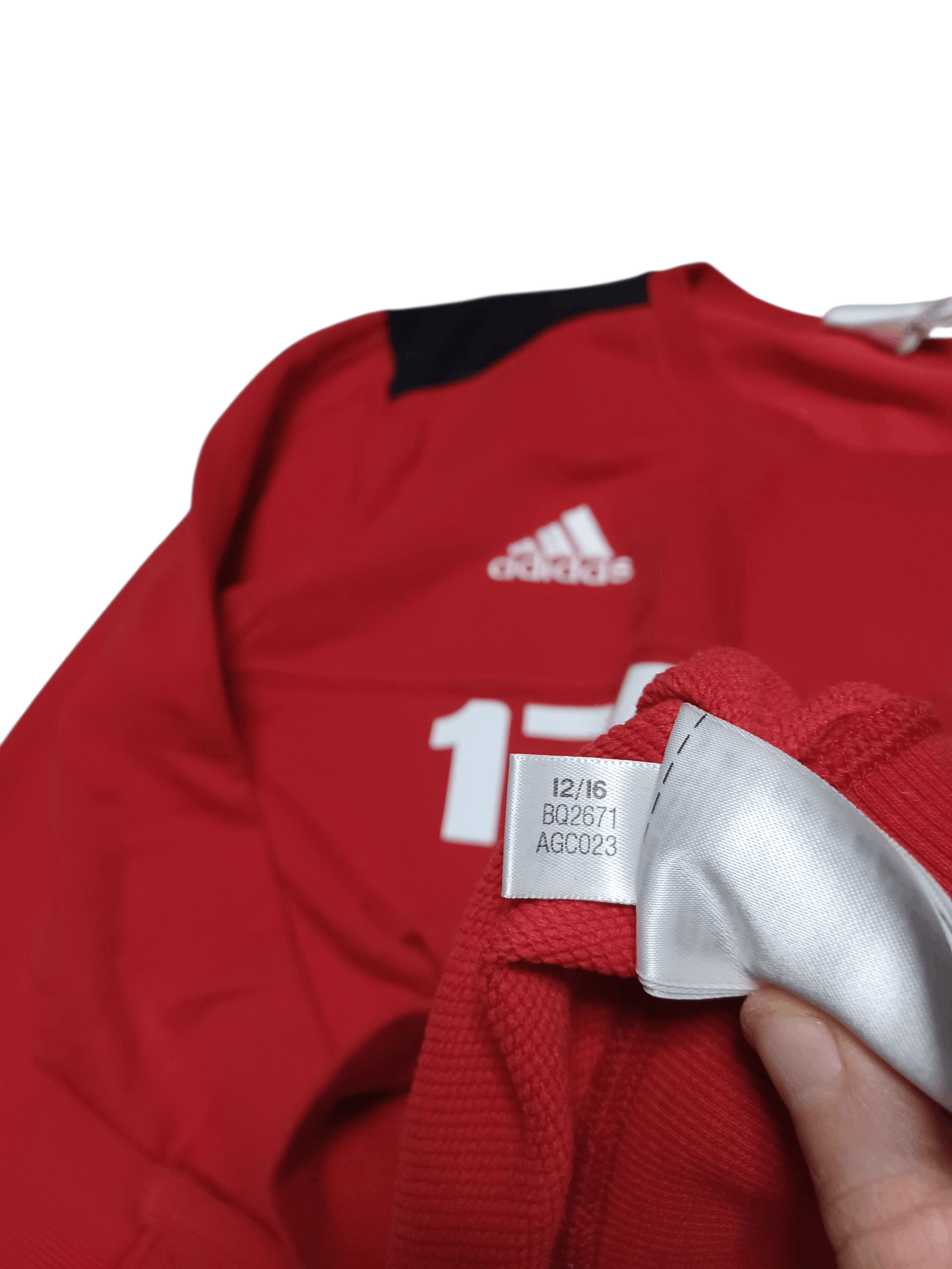 Adidas WEST BROMWICH ALBION ADIDAS VINTAGE 2016 TRAINING SWEATSHIRT Size US L / EU 52-54 / 3 - 5 Thumbnail