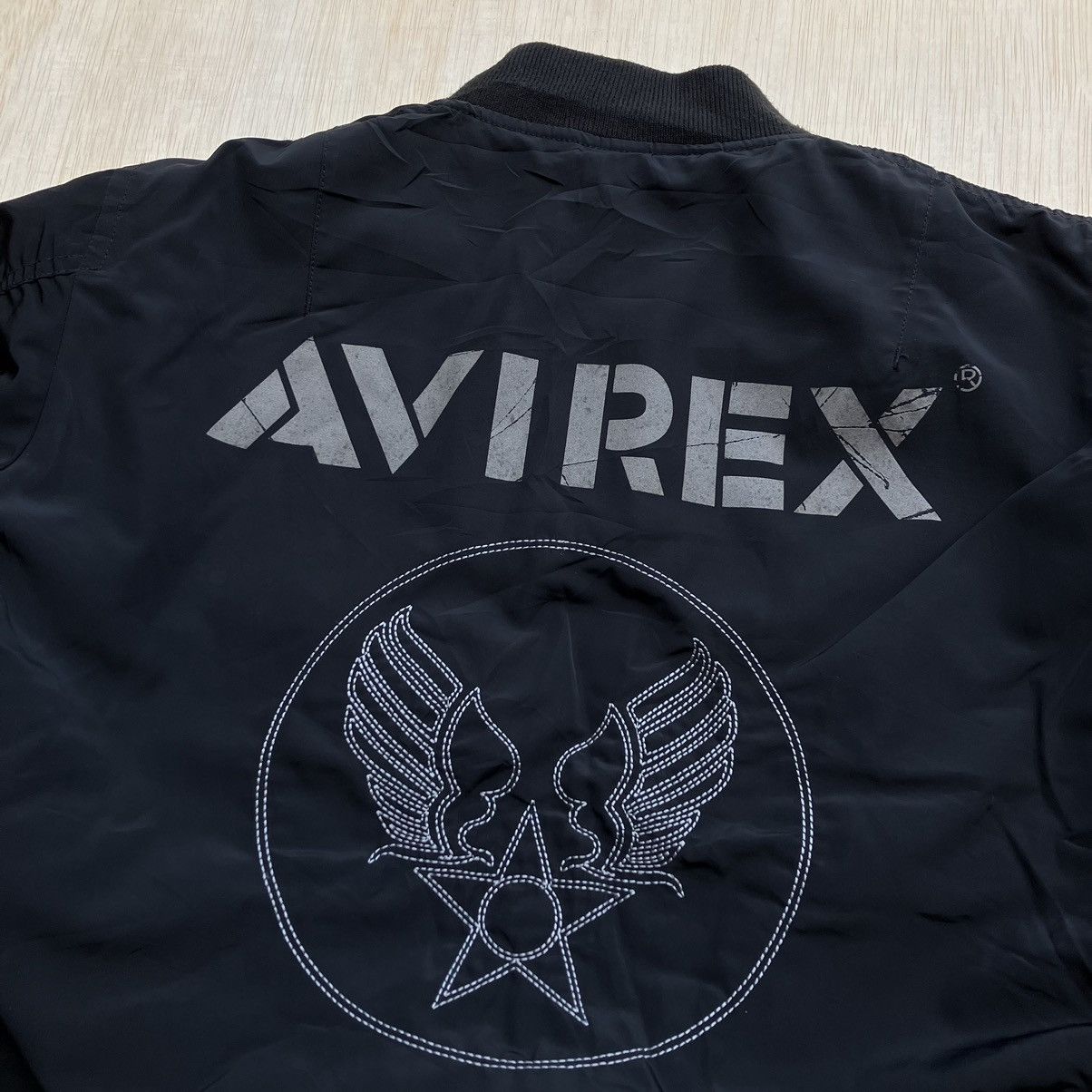 Alpha Industries × Avirex × Buzz Rickson's AVIREX BIG LOGO BOMBER JACKET Size US M / EU 48-50 / 2 - 3 Thumbnail