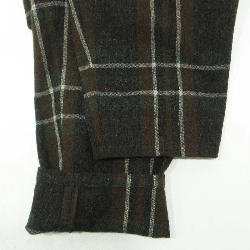 Yohji Yamamoto Yohji Yamamoto POUR HOMME Check Pattern/Wool Pants Size US 36 / EU 52 - 4 Thumbnail