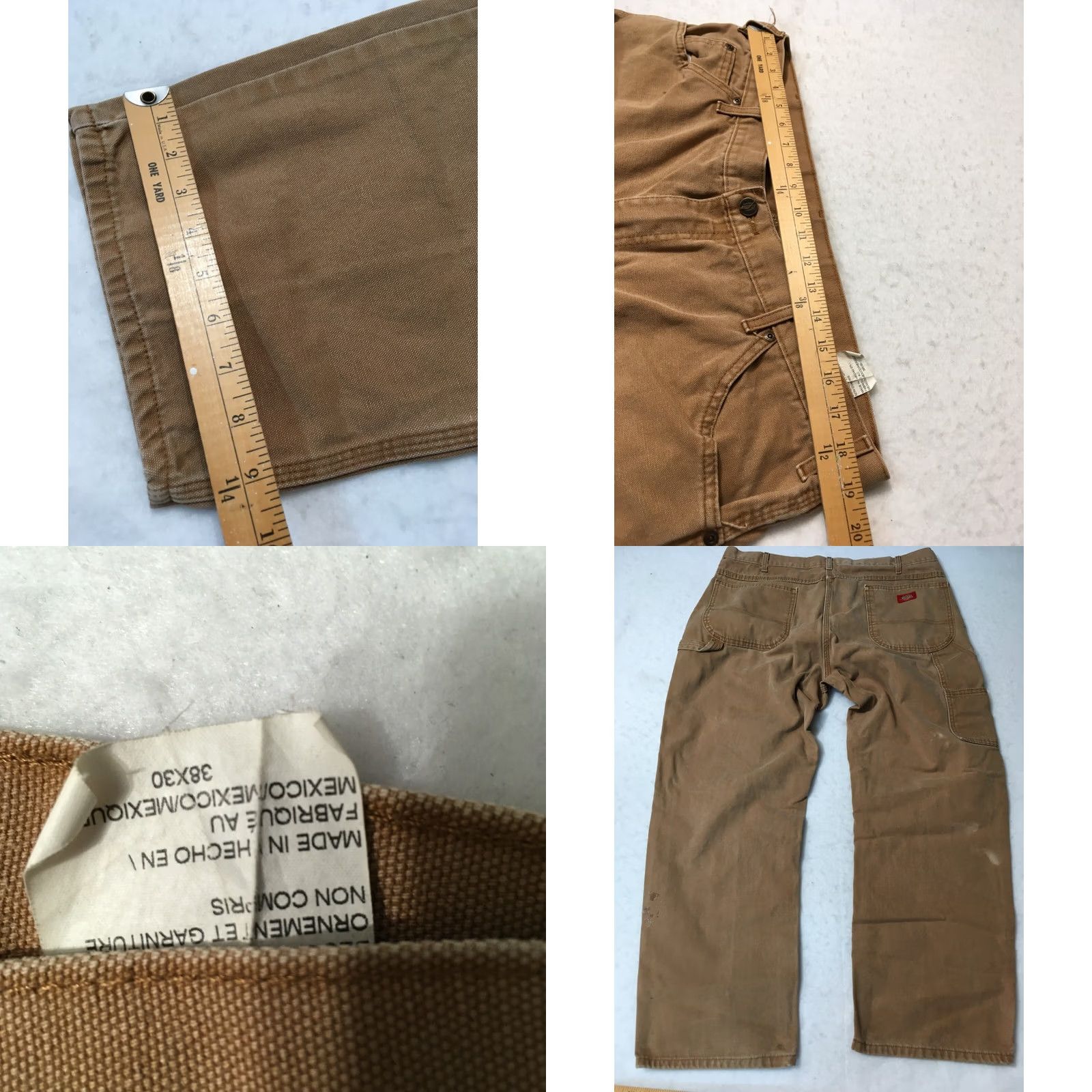 Dickies Dickies Carpenter Pants Mens 38 X 30 Tan Workwear Canvas Utility Relaxed Fit Pants Mens Regular 38 Brown 90s Grunge USA Size US 38 / EU 54 - 8 Thumbnail