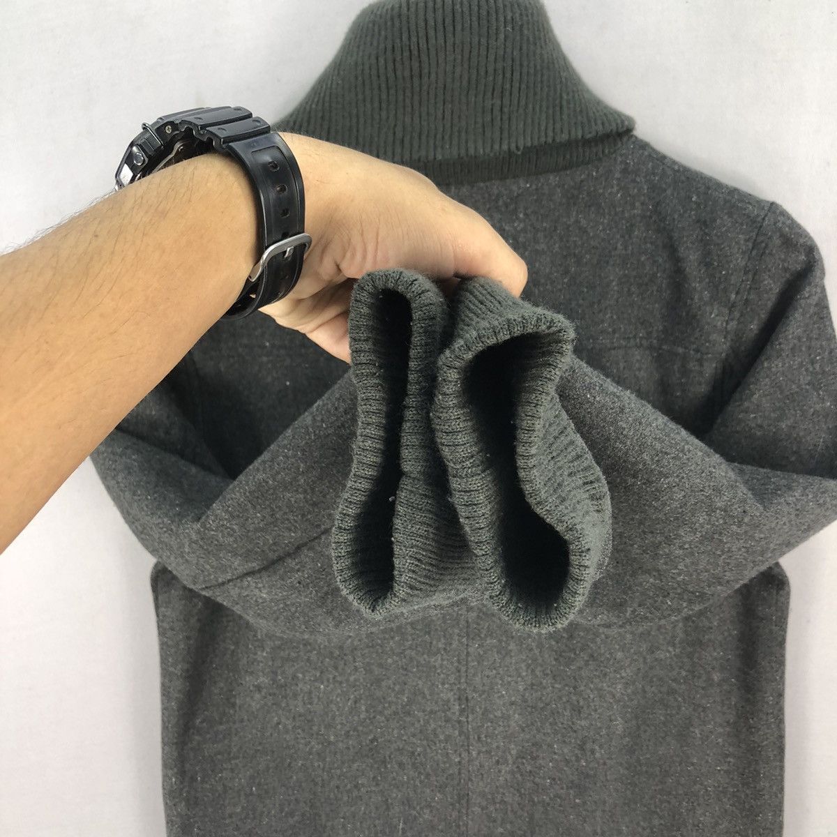 Japanese Brand The Emporium High Neck Wool Zipper Jacket Size US XS / EU 42 / 0 - 12 Thumbnail