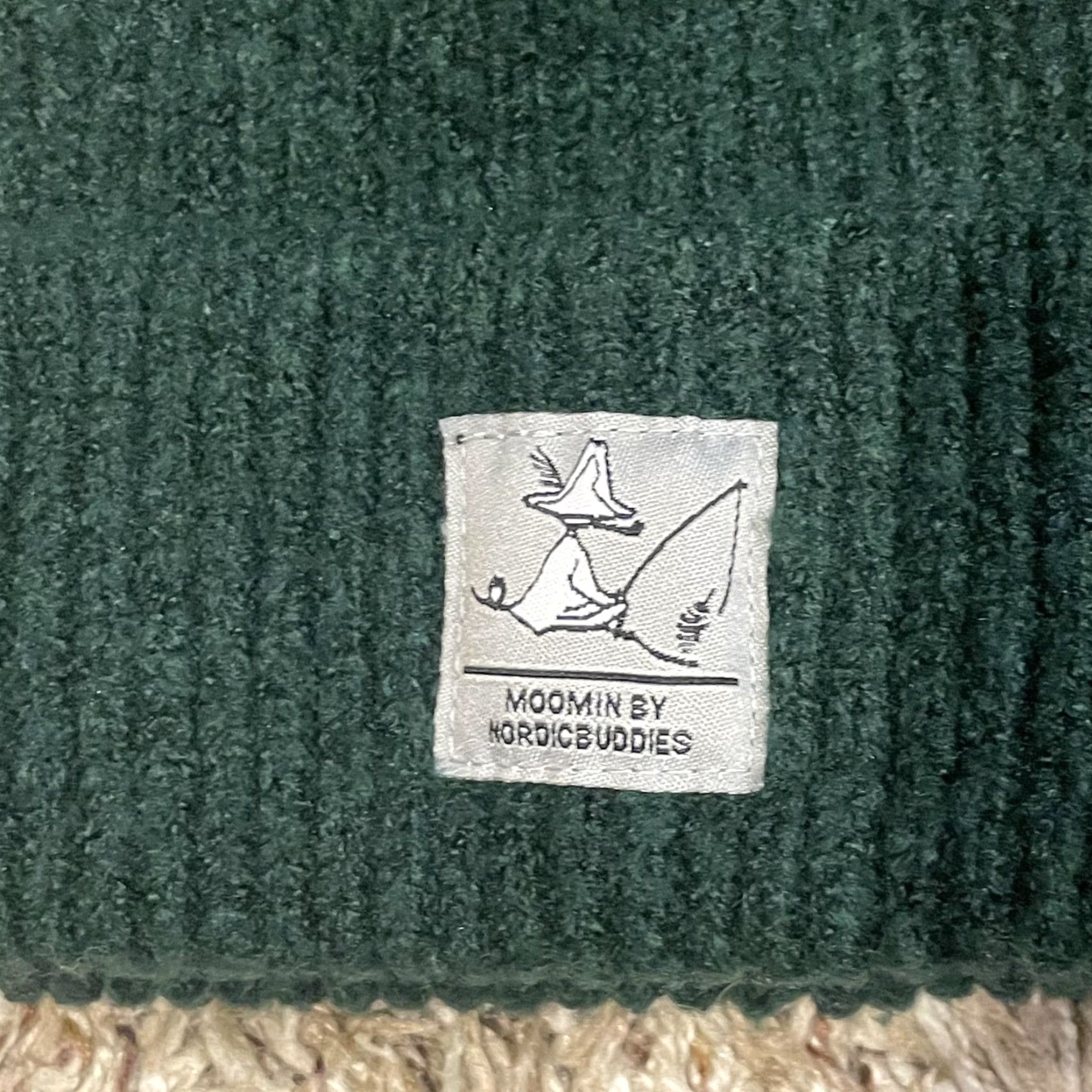 Vintage Moomin by NordicBuddies Beanie Winter Hat One Size Green Cartoon Snufkin Knit Men/Adult Casual Size ONE SIZE - 3 Thumbnail