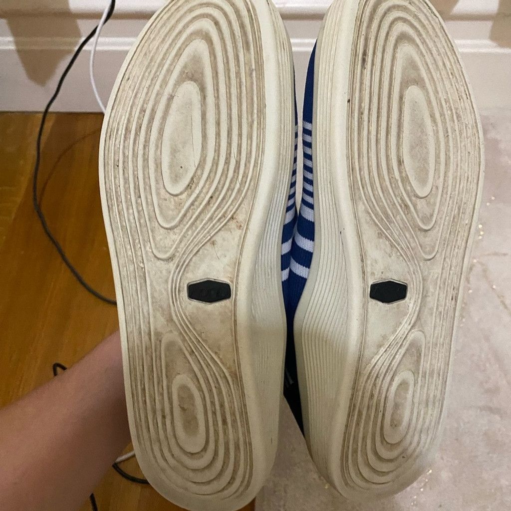 The Unbranded Brand Adno Striped Sock Sneaker Bootie Size US 8 / IT 38 - 2 Thumbnail