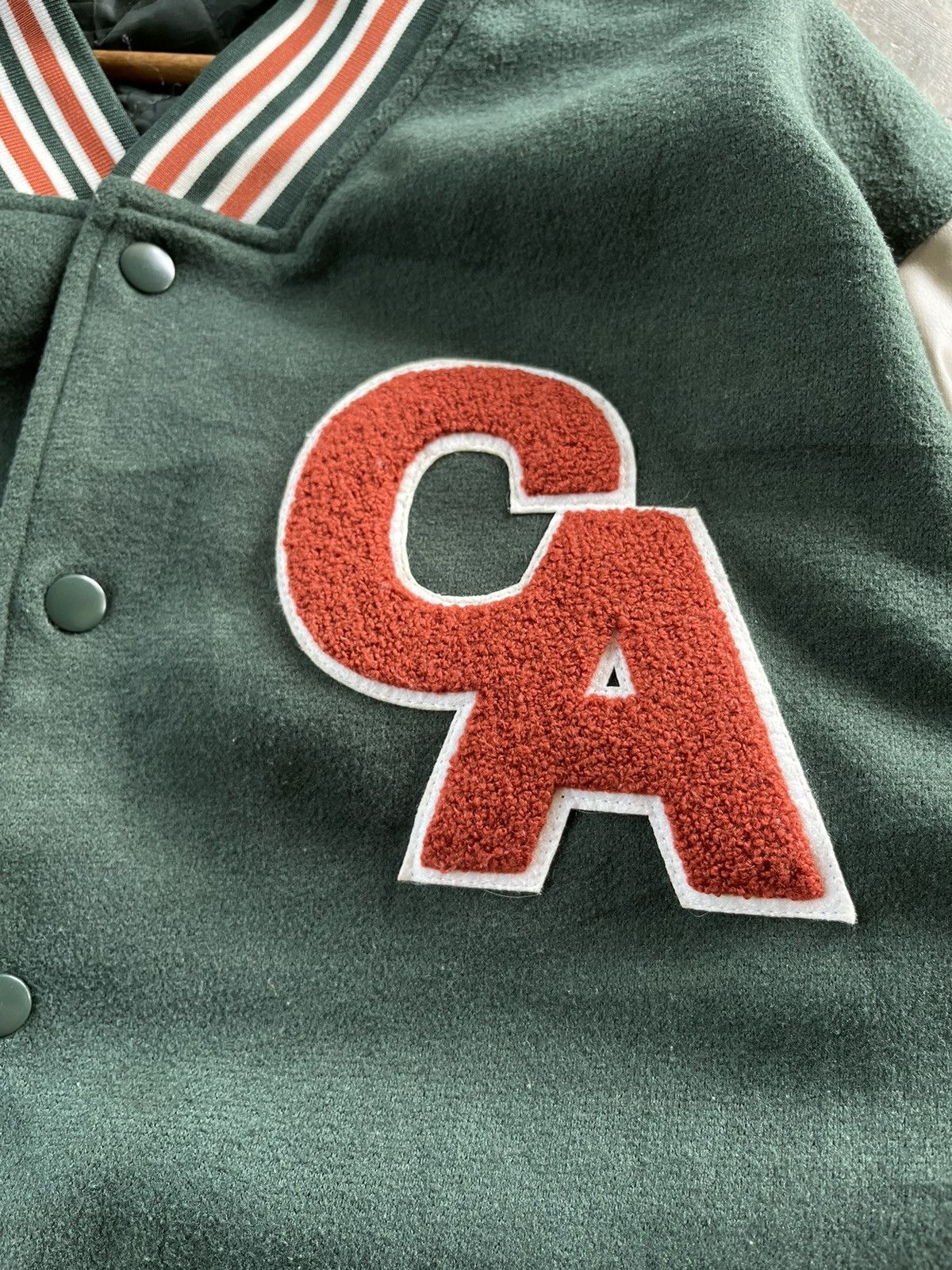 Vintage RARE Vintage CA Varsity Jacket Velvet Logo Size US L / EU 52-54 / 3 - 4 Thumbnail
